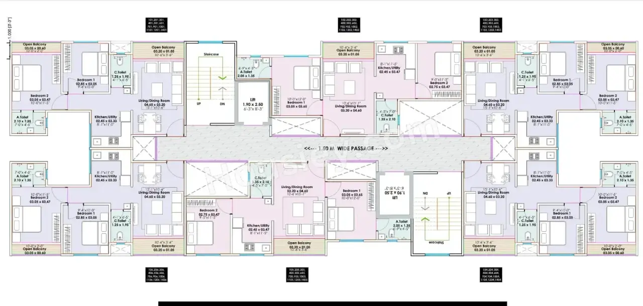 Santiago Skyarc Floor Plan