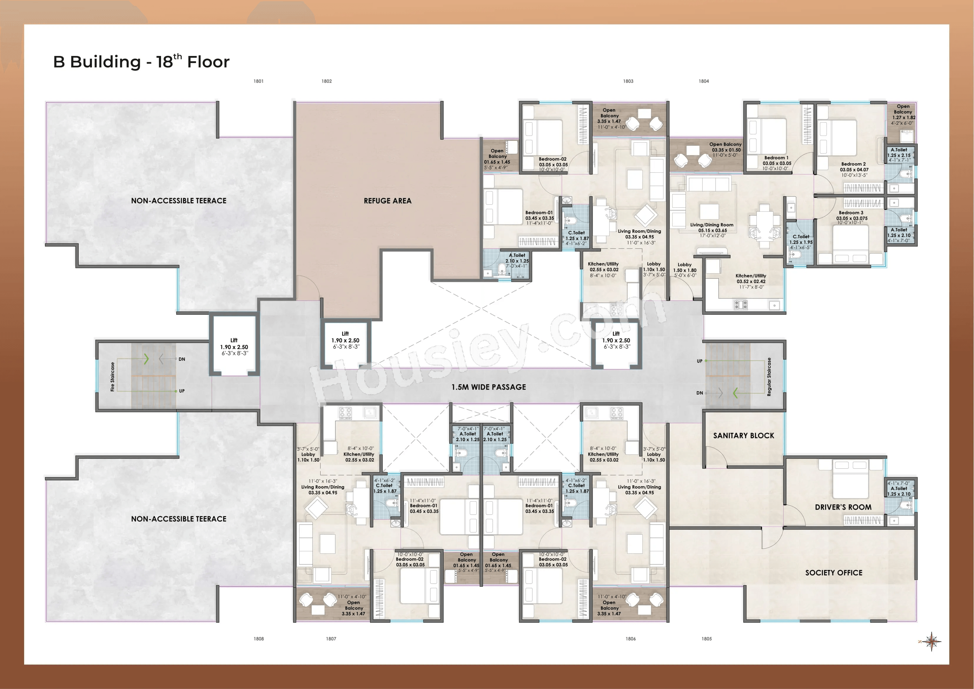 Santiago Skymont Floor plan 1