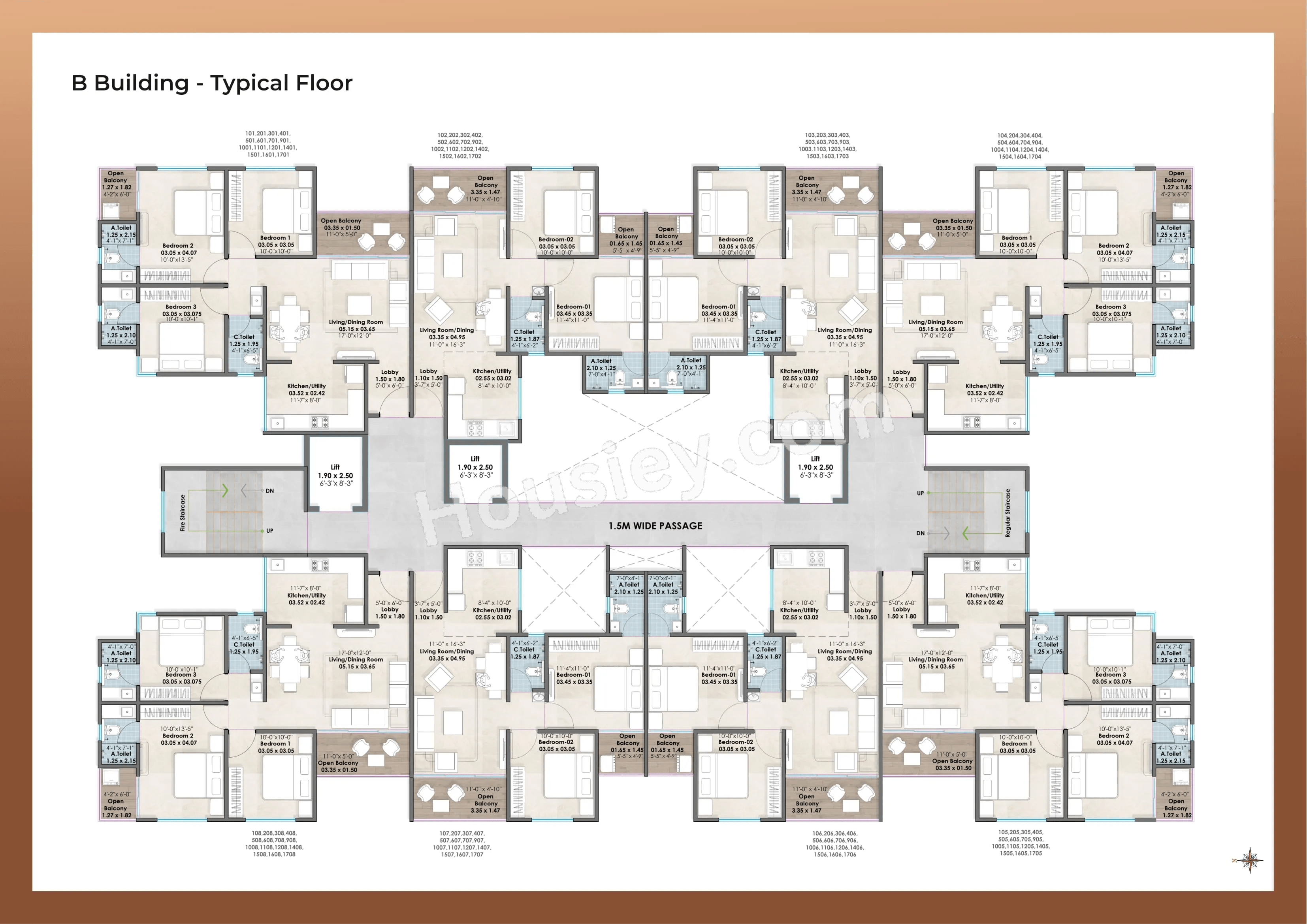 Santiago Skymont Floor plan 3