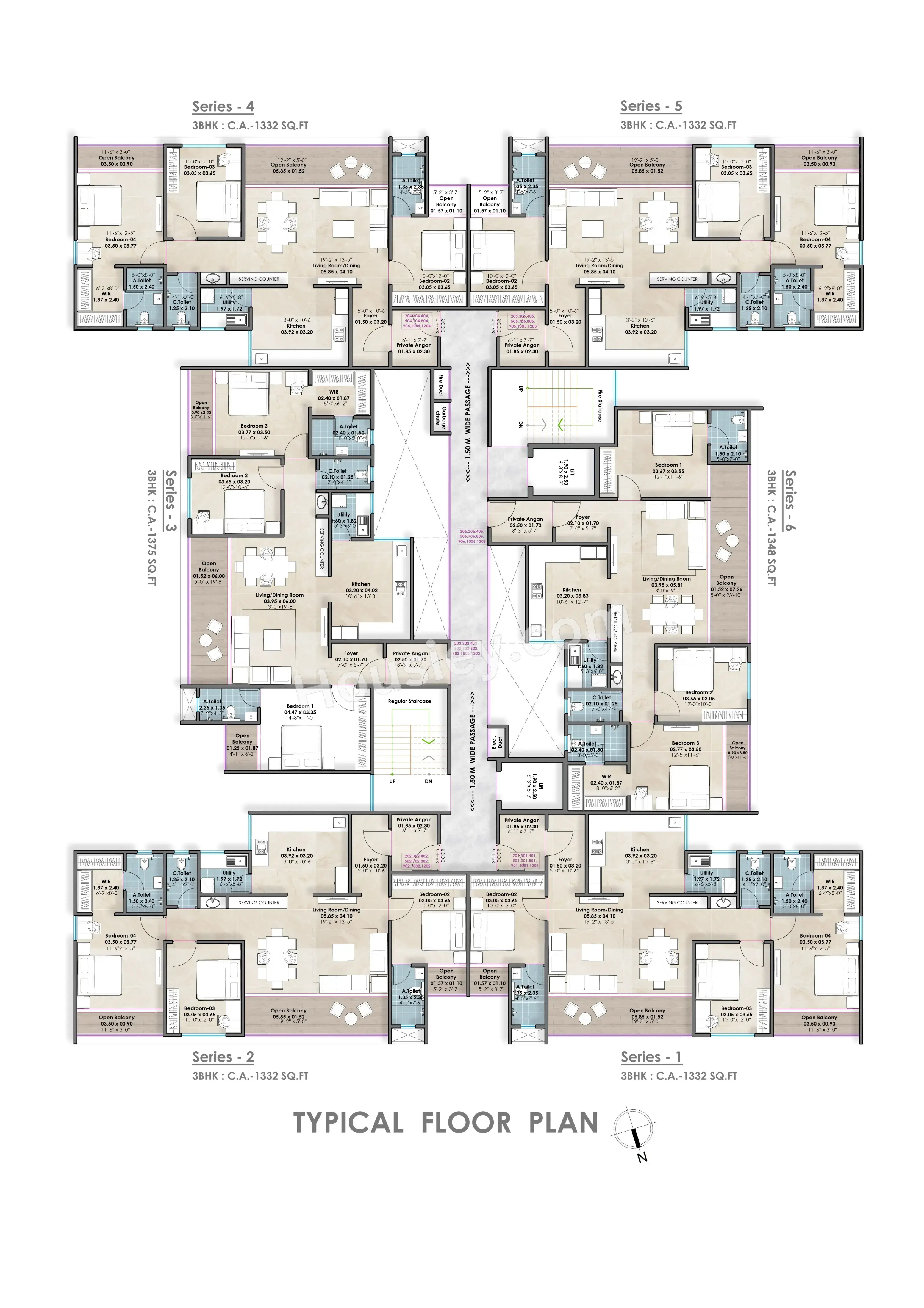Santiago Skyworld Floor plan 4