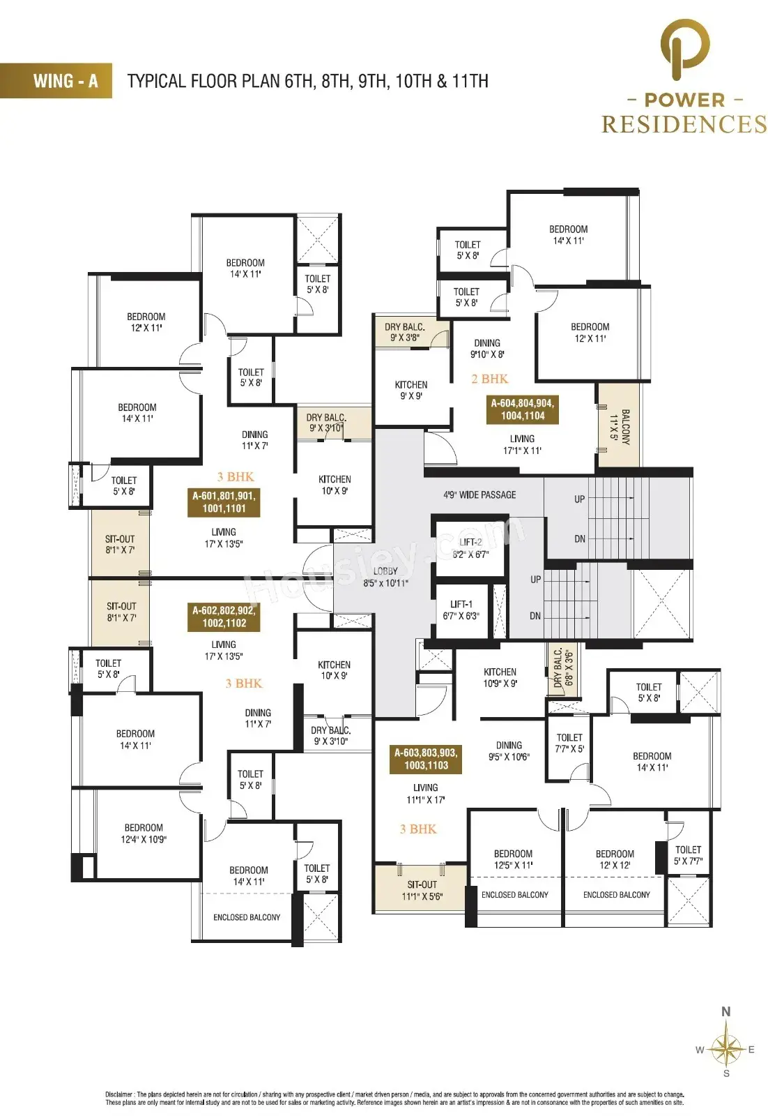 Sapra Power Residences Floor plan 3