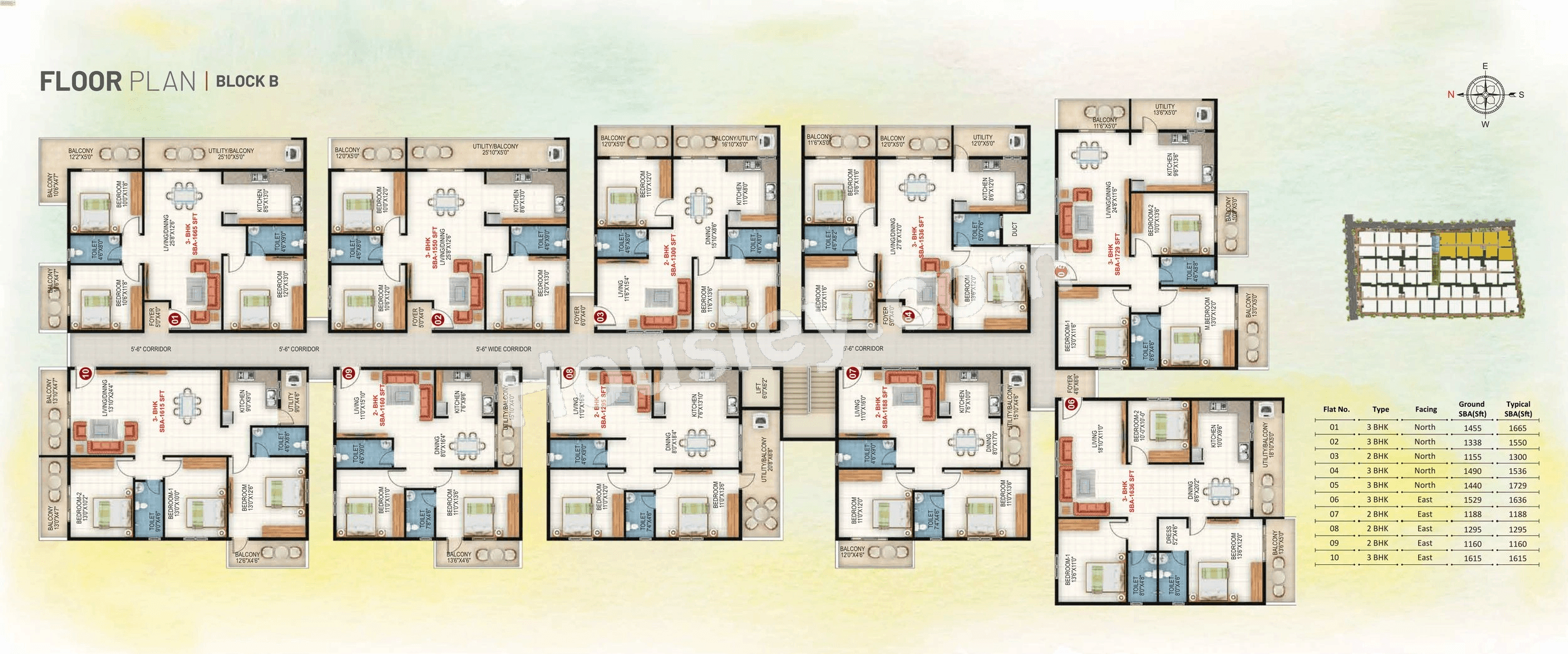 Sapthagiri Sandalwoods Floor plan 2