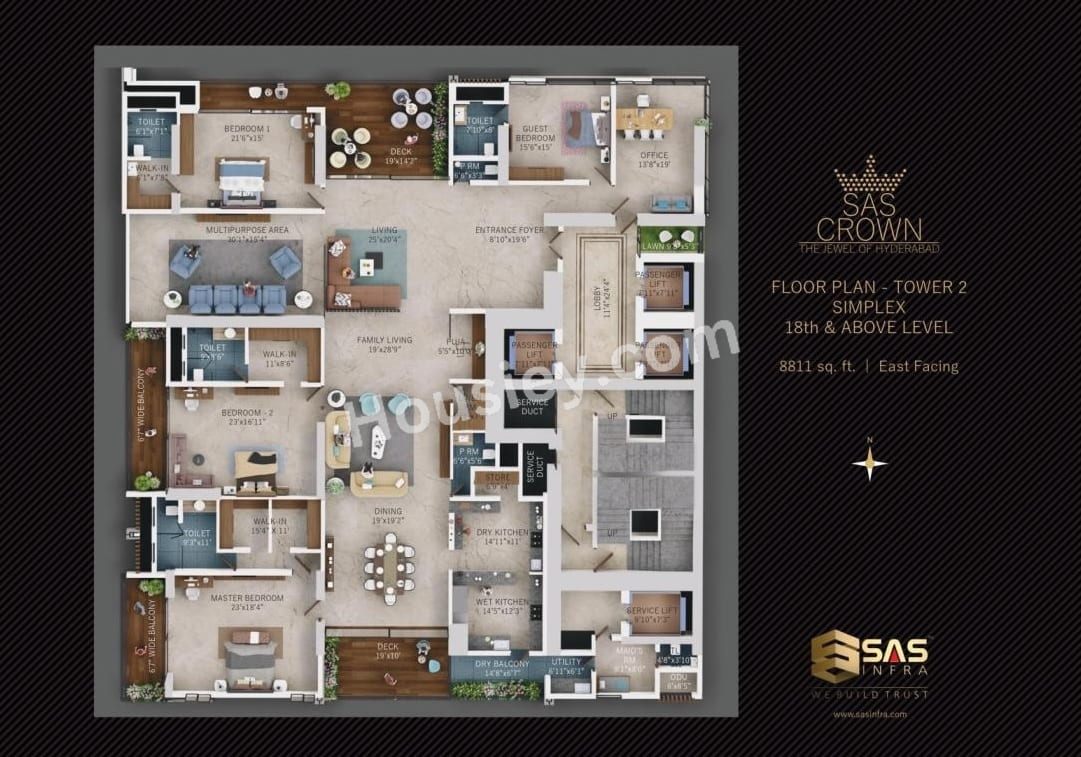 SAS Crown Floor plan 1