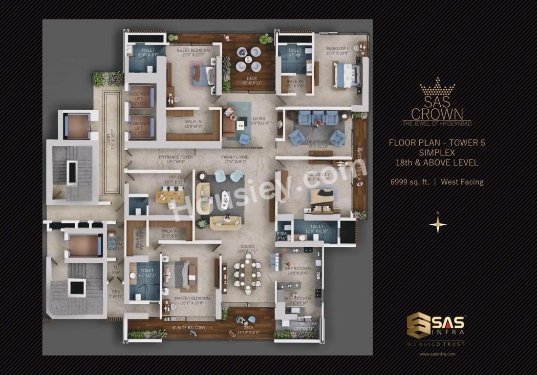 SAS Crown Floor plan 3