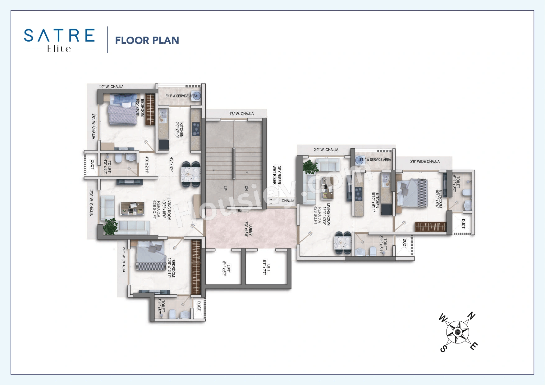 Satre Elite Floor Plan