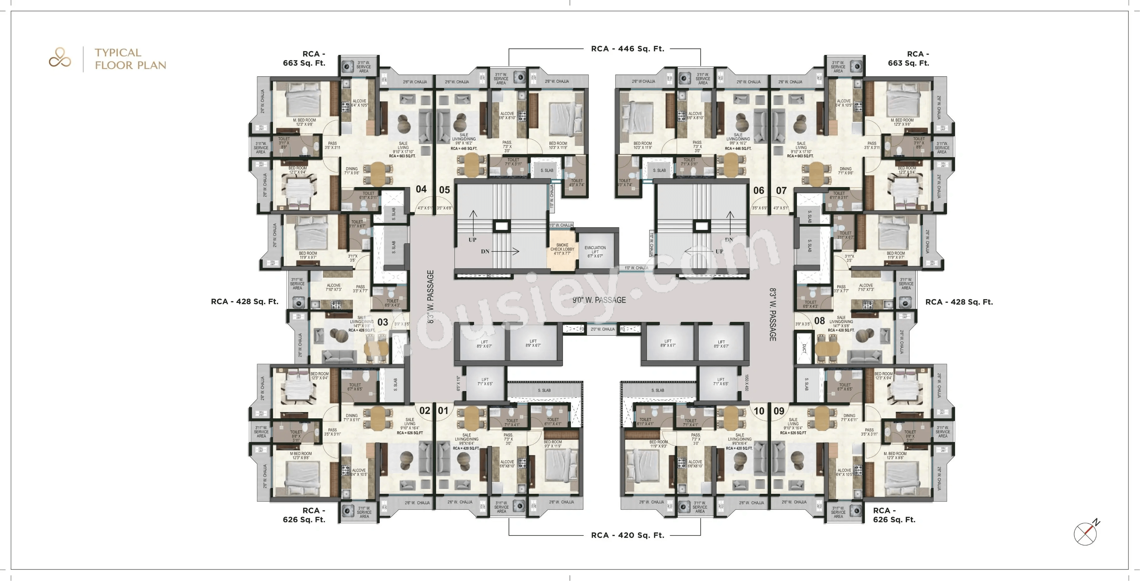 Satre Happynest Floor plan 2