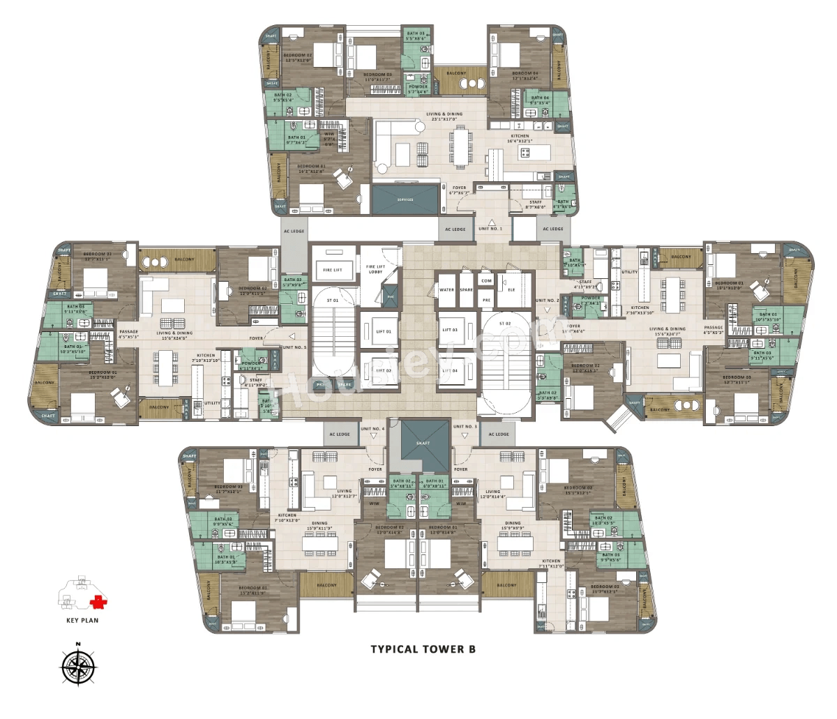 Sattva Aaranya Floor plan 1