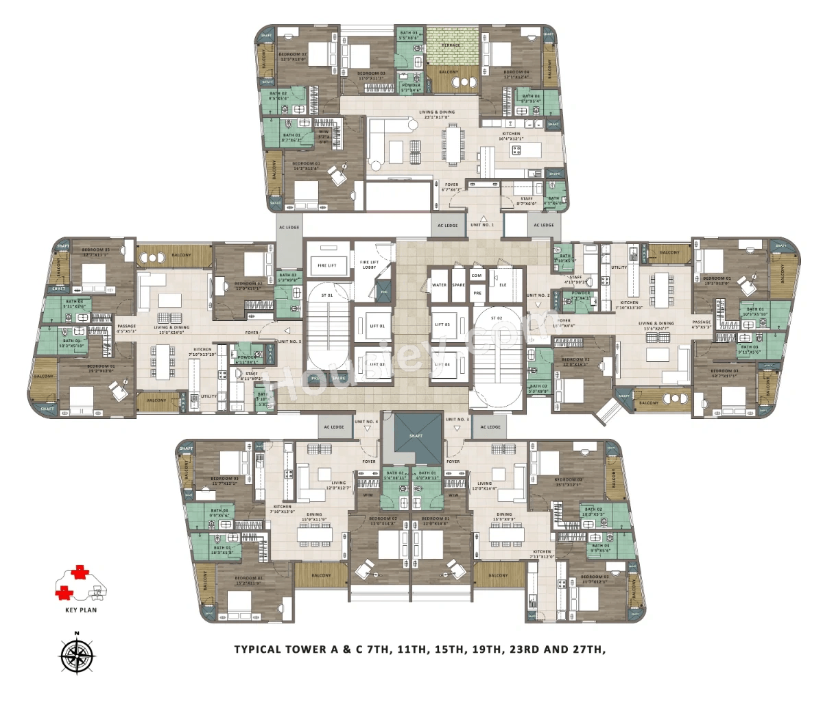 Sattva Aaranya Floor plan 3