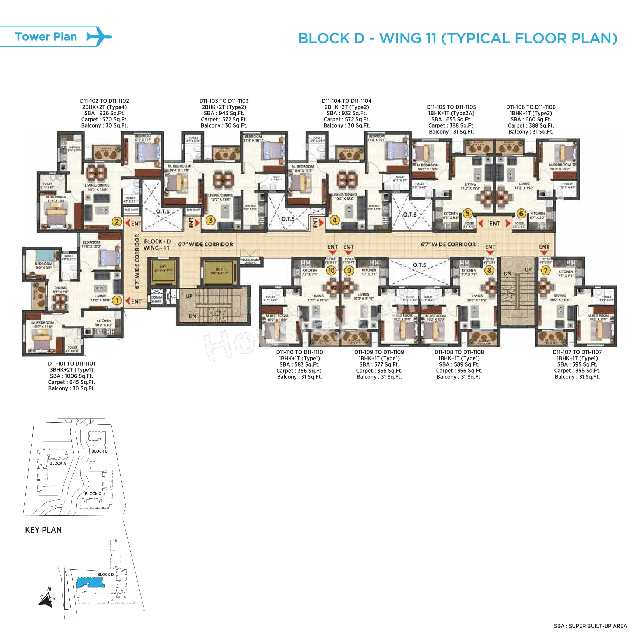 Sattva Aeropolis Floor plan 7
