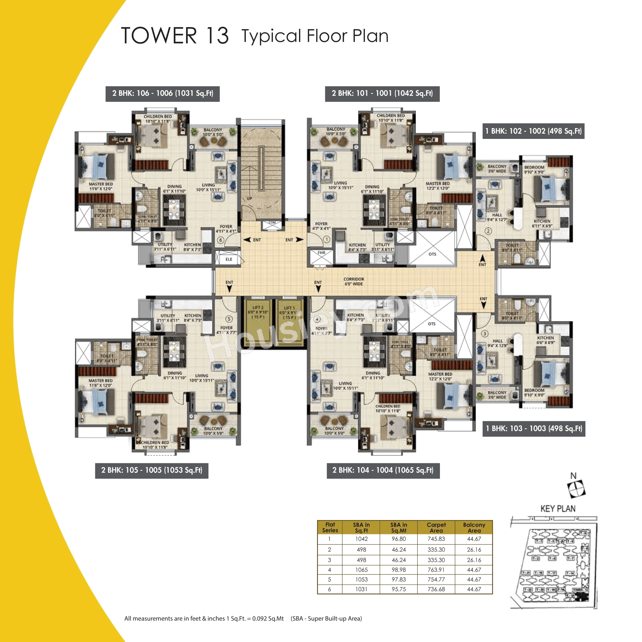 Sattva Anugraha Floor plan 1