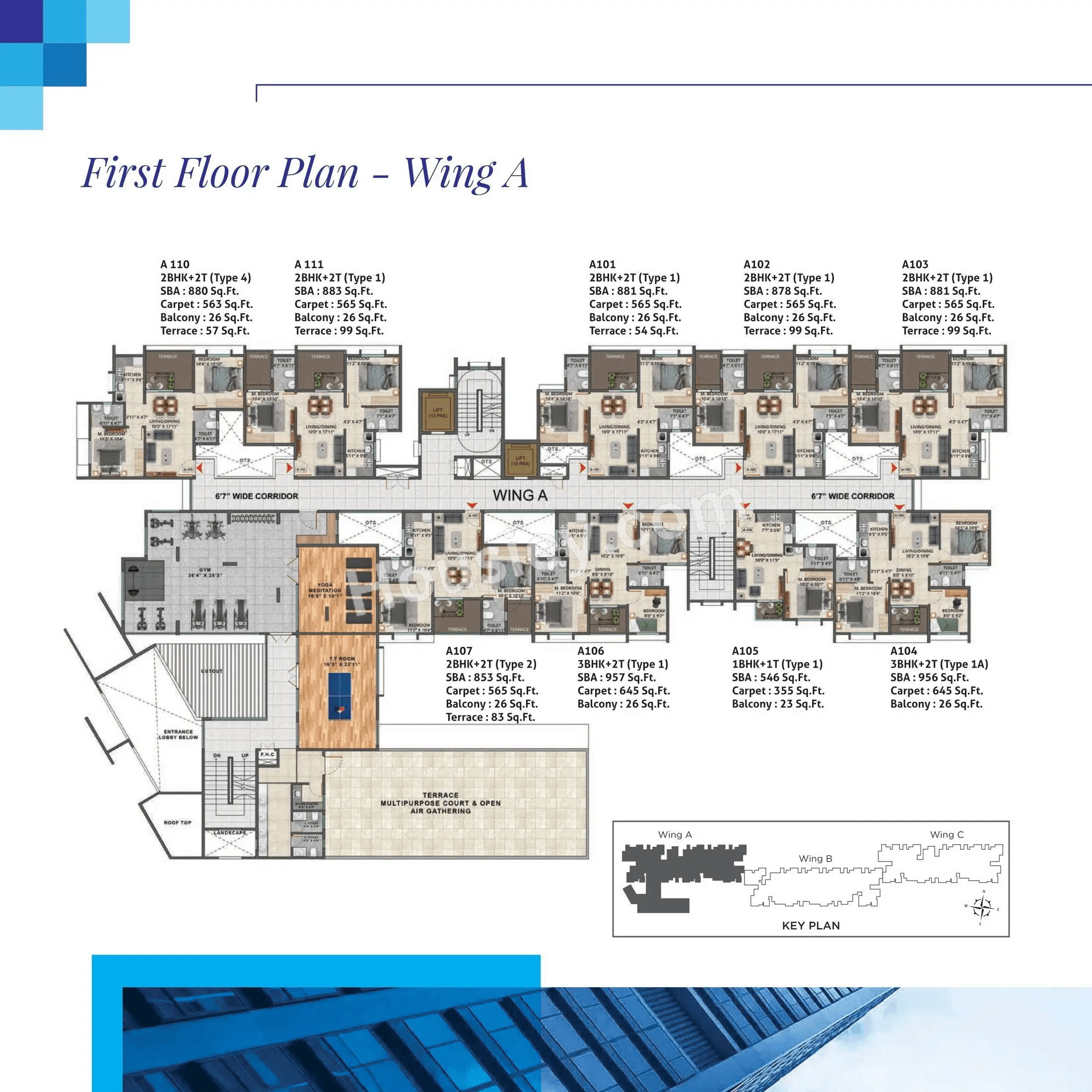 Sattva Bliss Floor plan 1