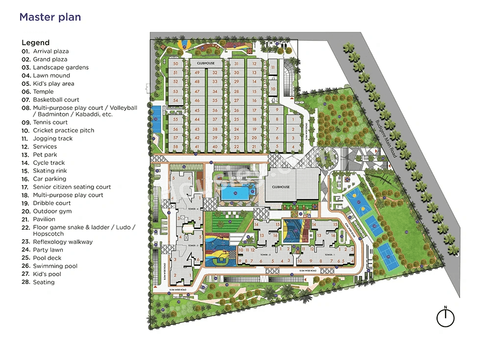 Sattva Budigere Floor plan 1