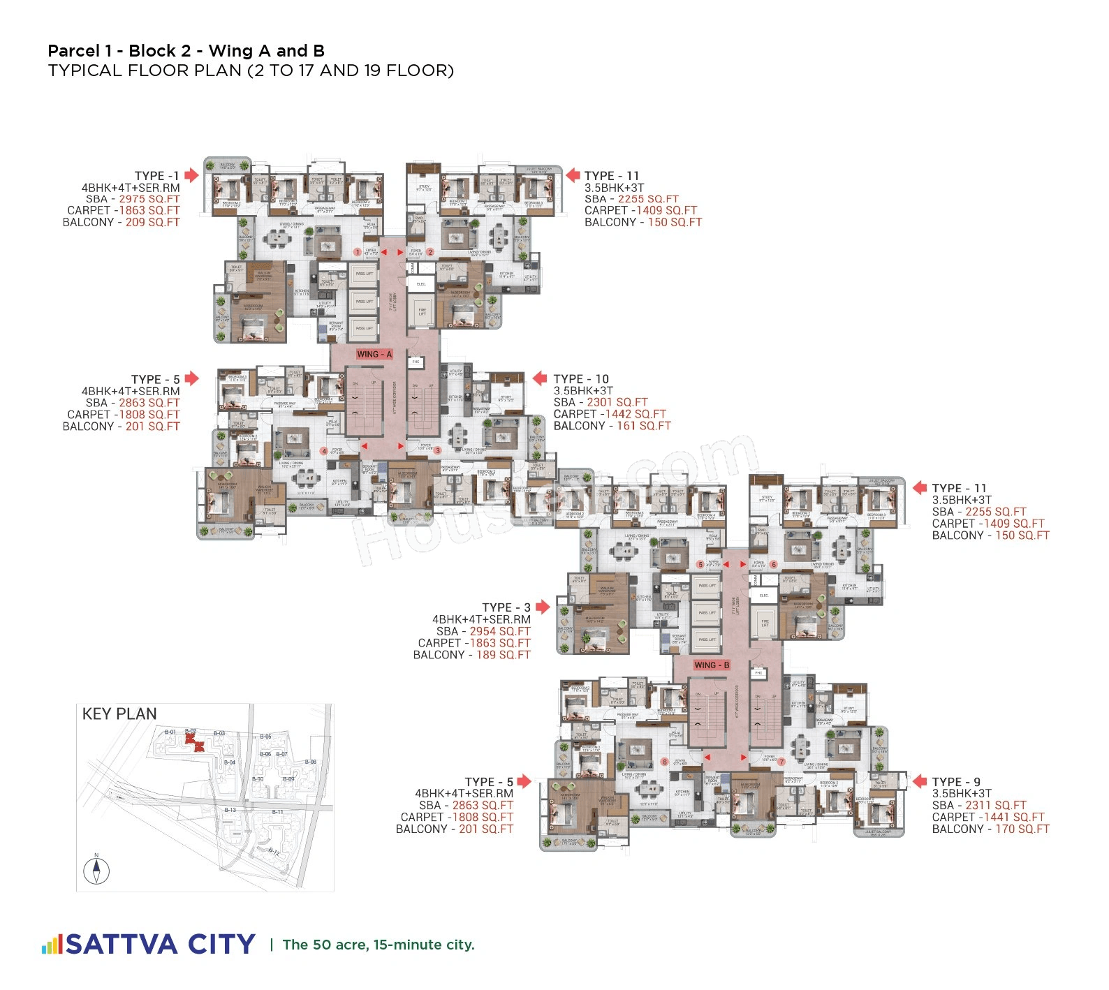 Sattva City Floor plan 2