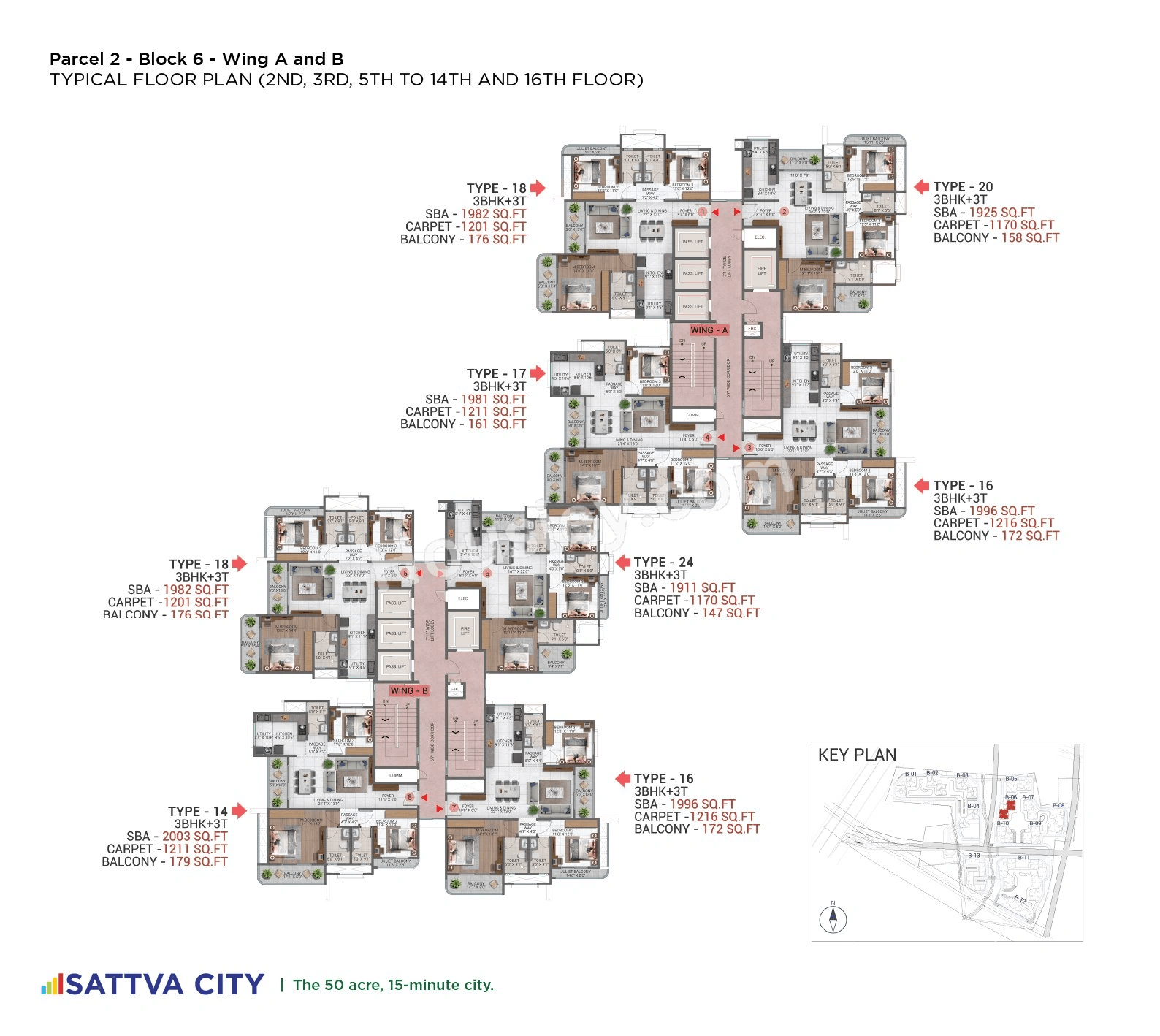 Sattva City Floor plan 6