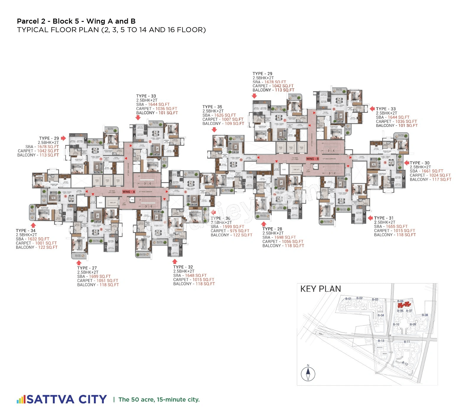 Sattva Hamlet Floor plan 5