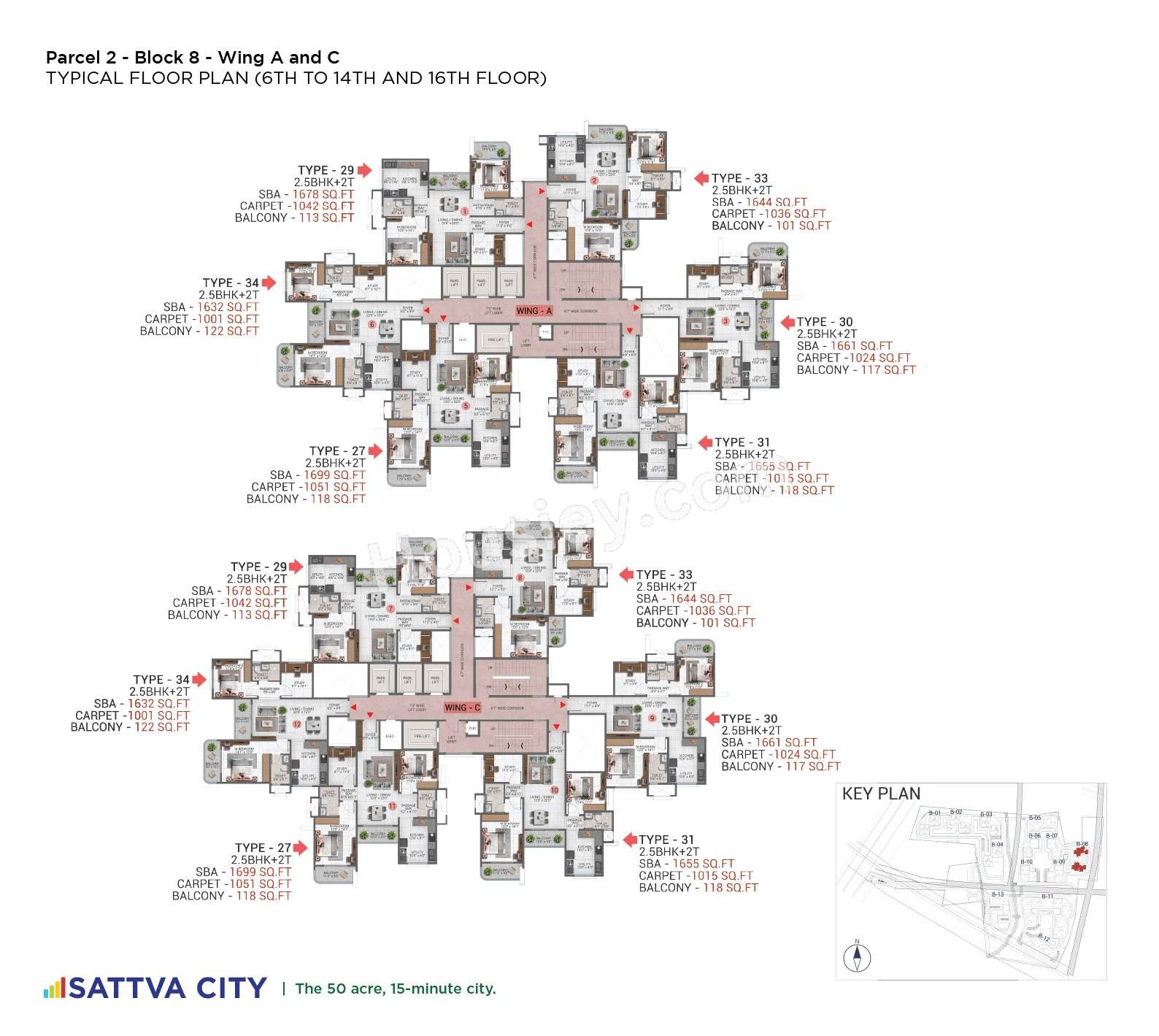 Sattva Hamlet Floor plan 8
