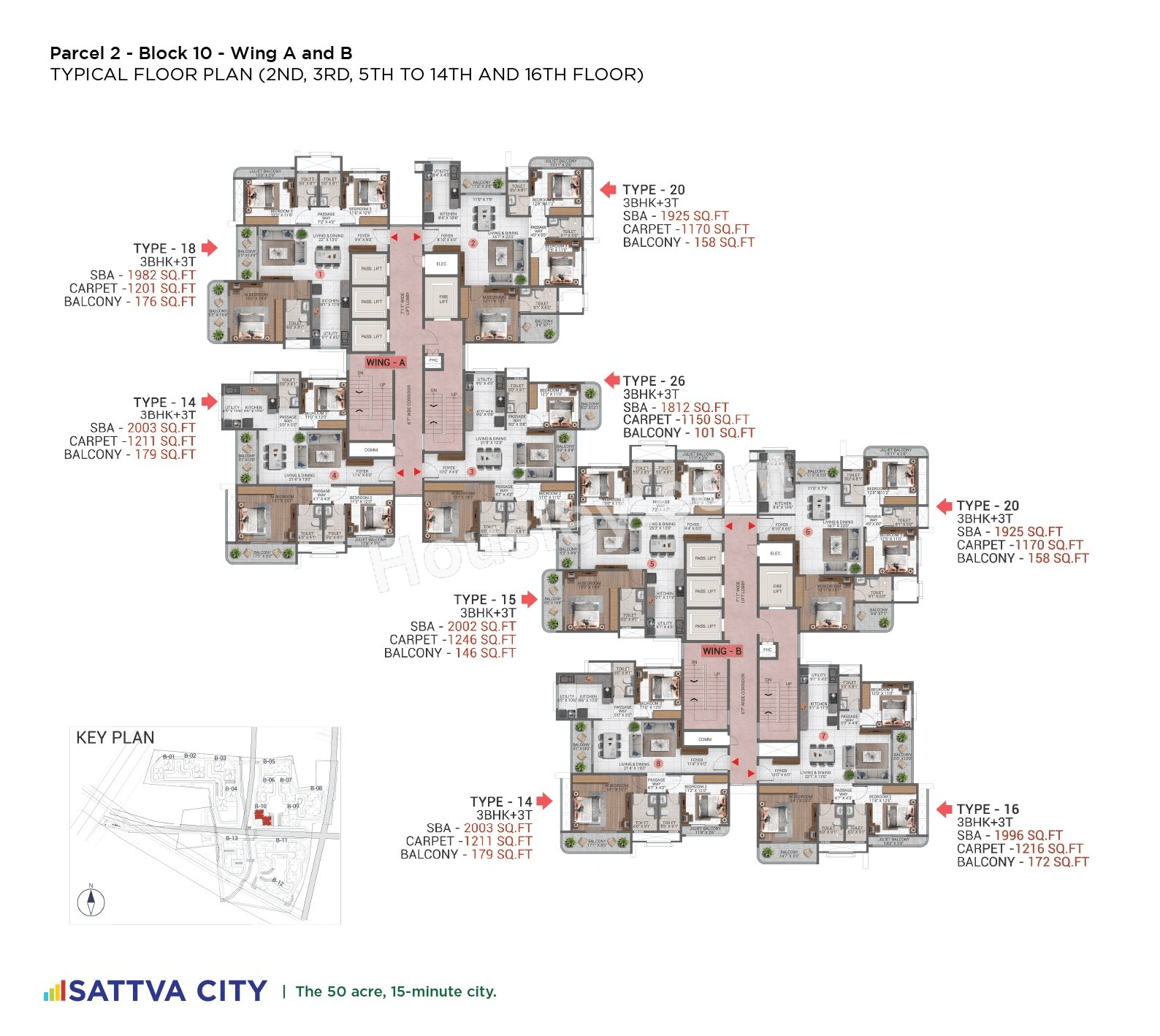 Sattva Hamlet Floor plan 10
