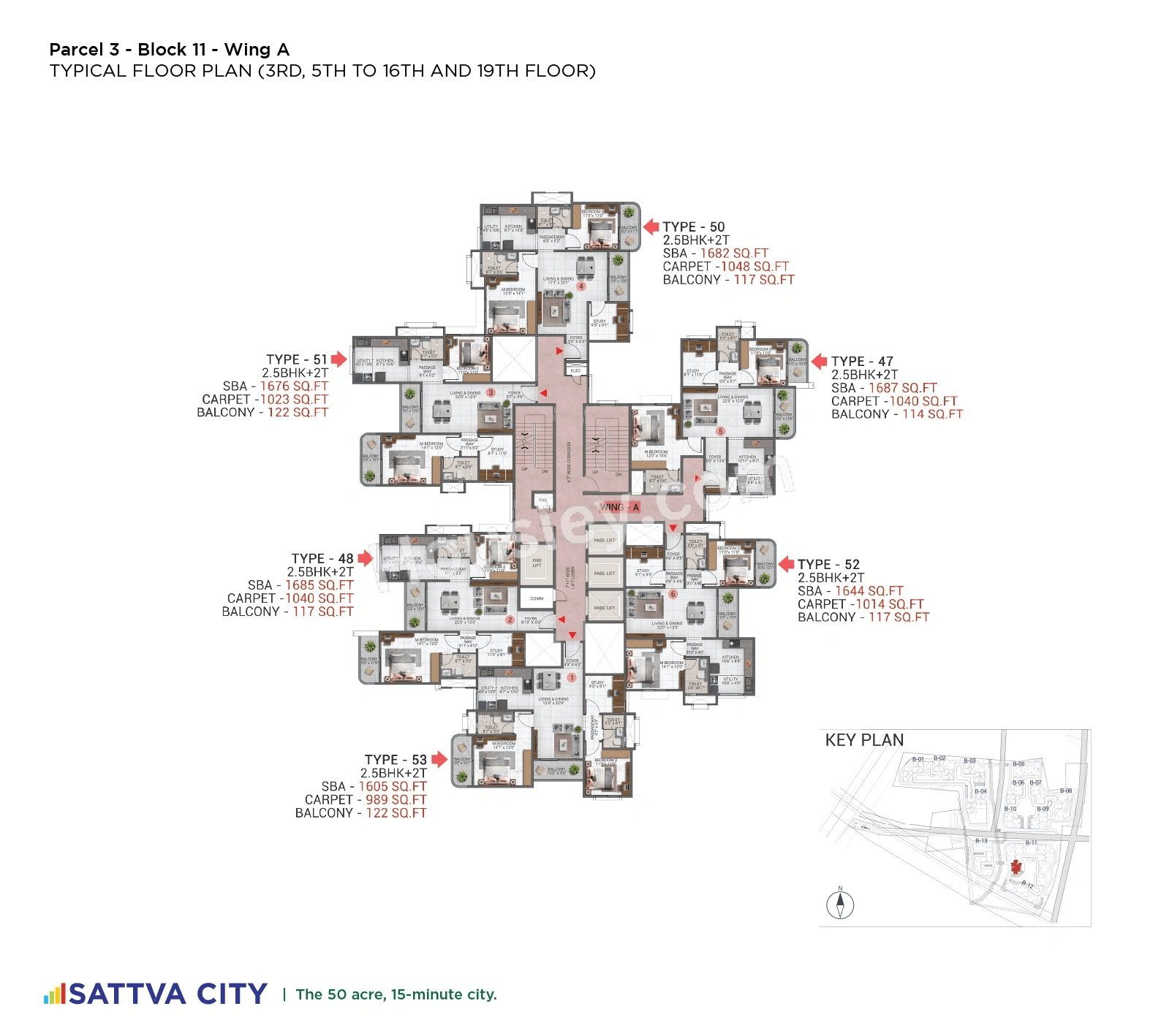 Sattva Hamlet Floor plan 11