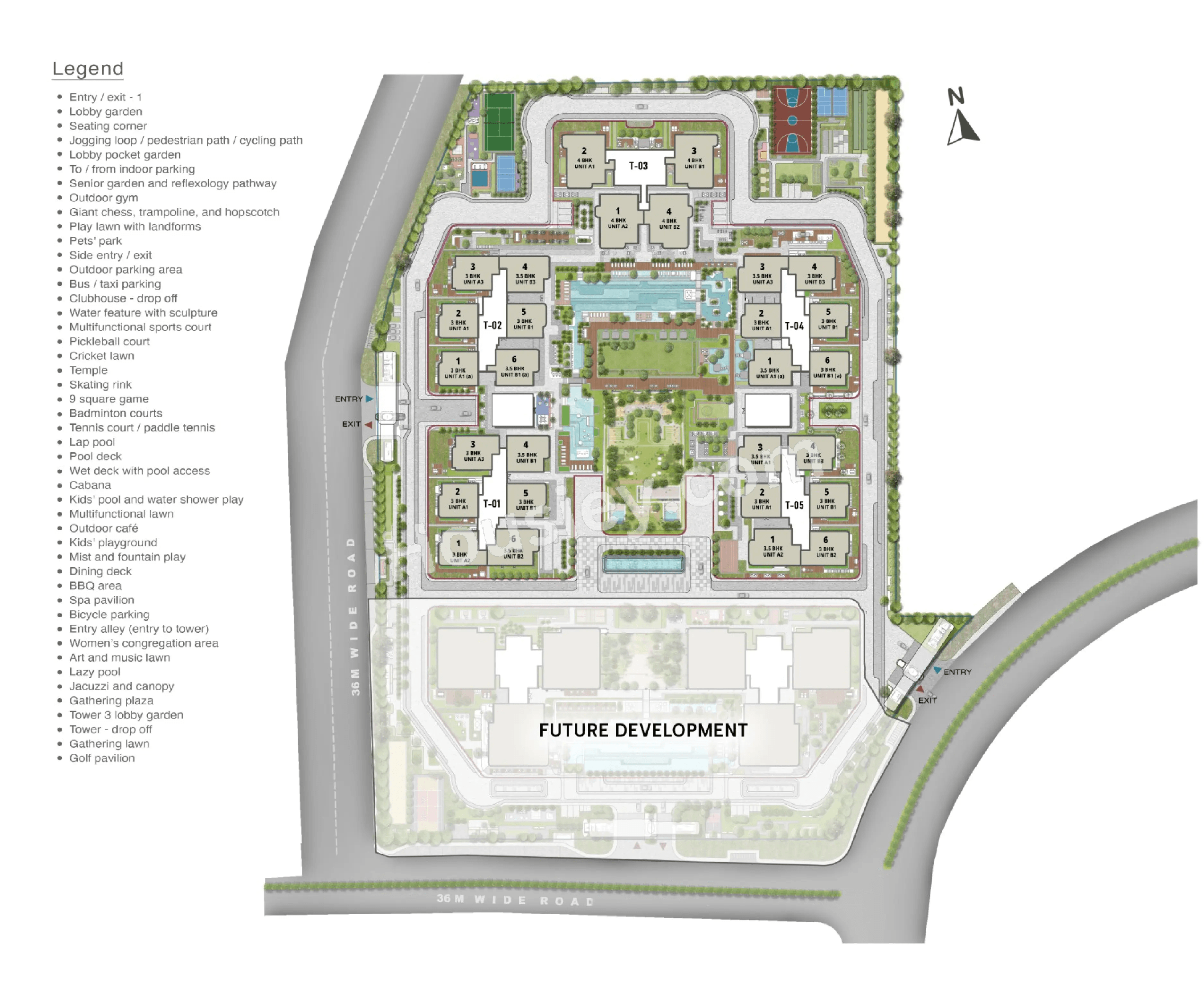 Sattva Lago Floor plan 1