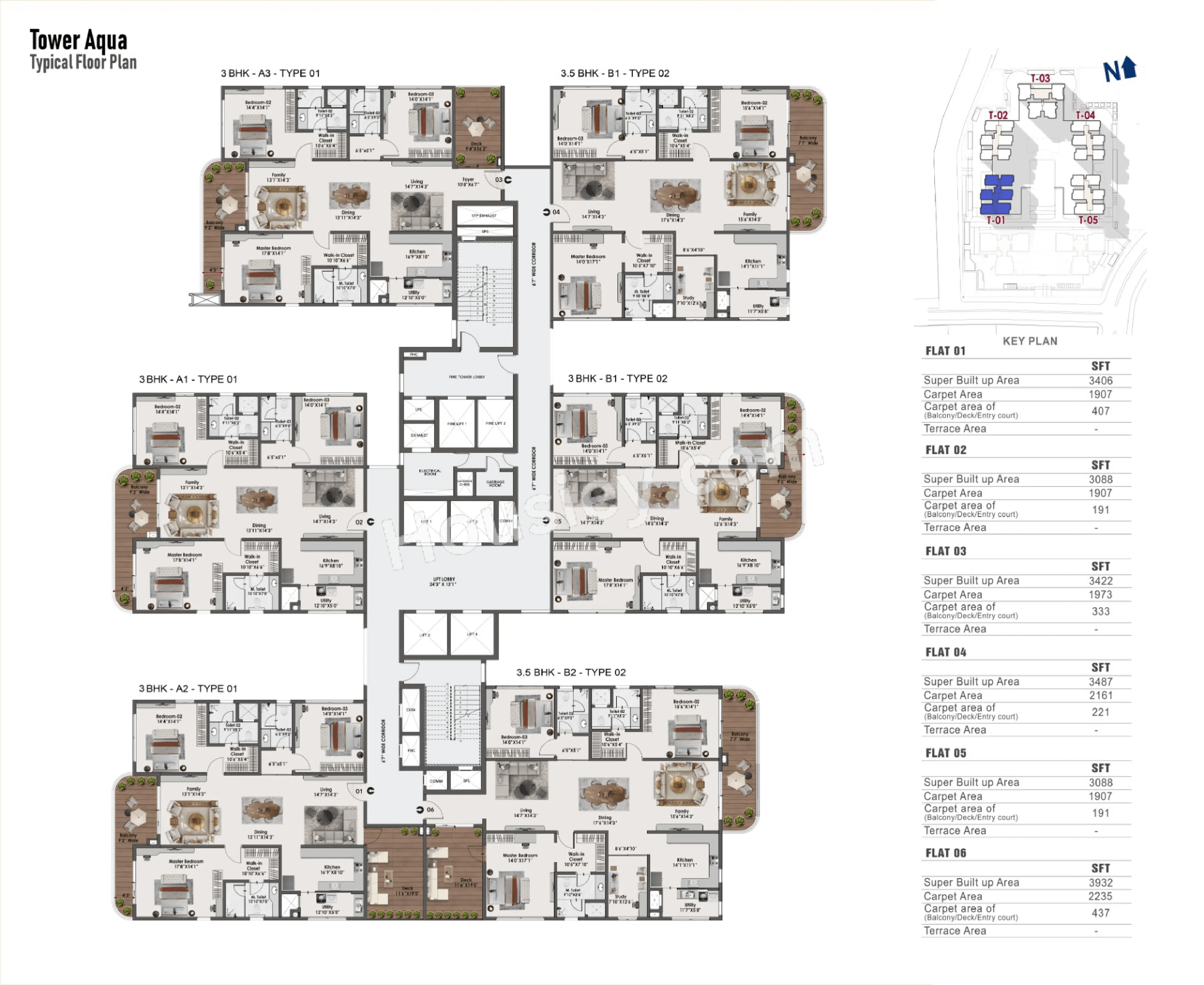 Sattva Lago Floor plan 2