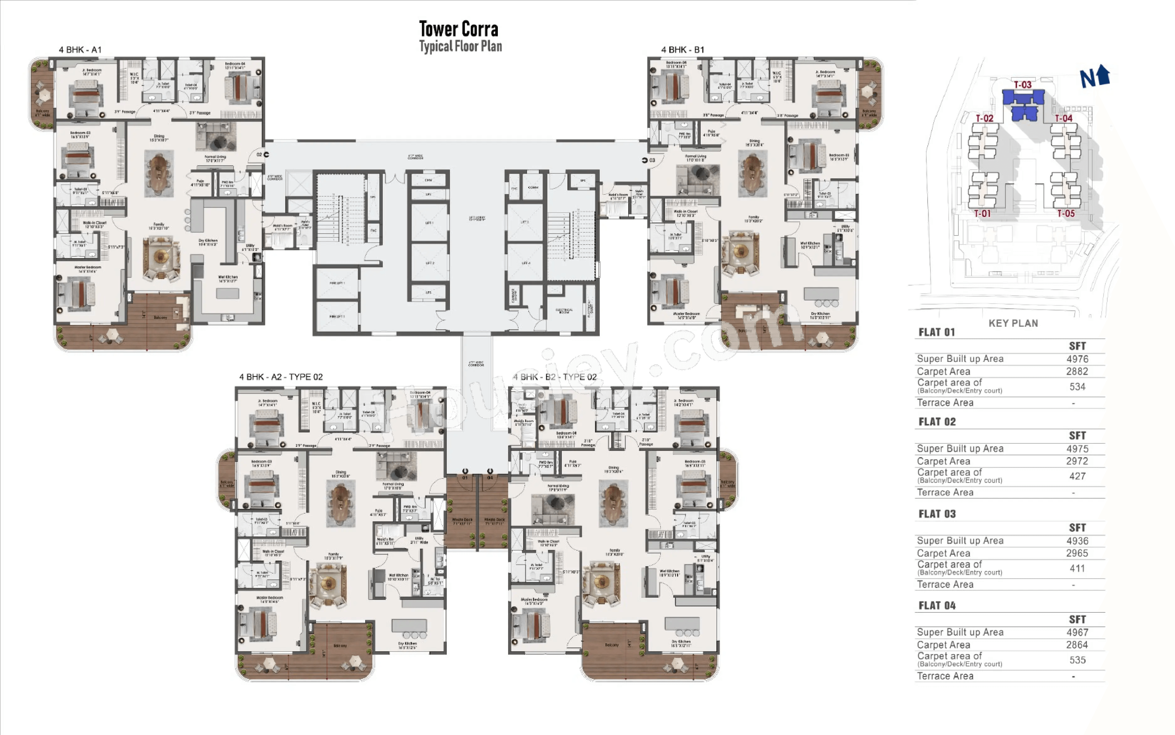 Sattva Lago Floor plan 4