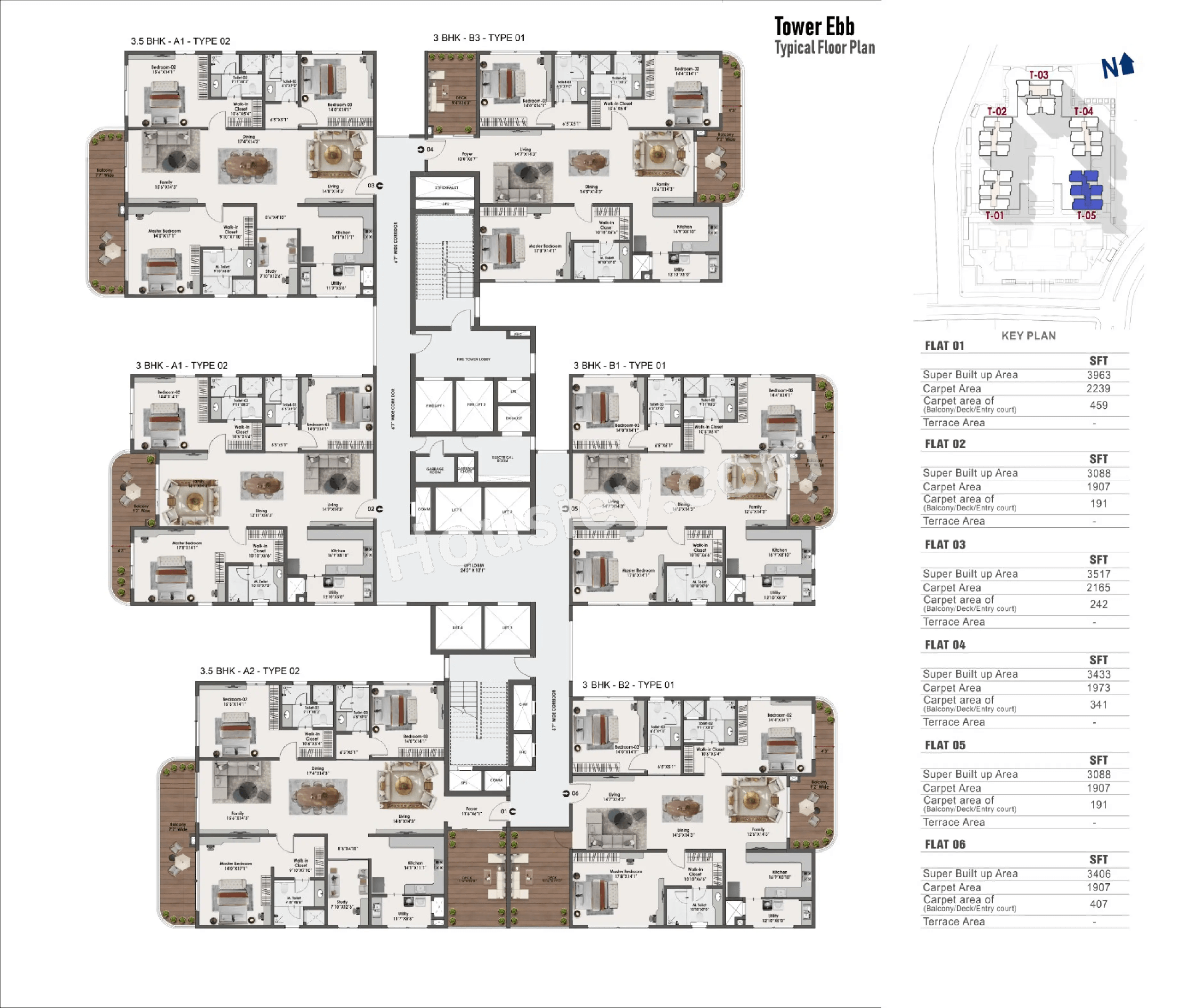 Sattva Lago Floor plan 5