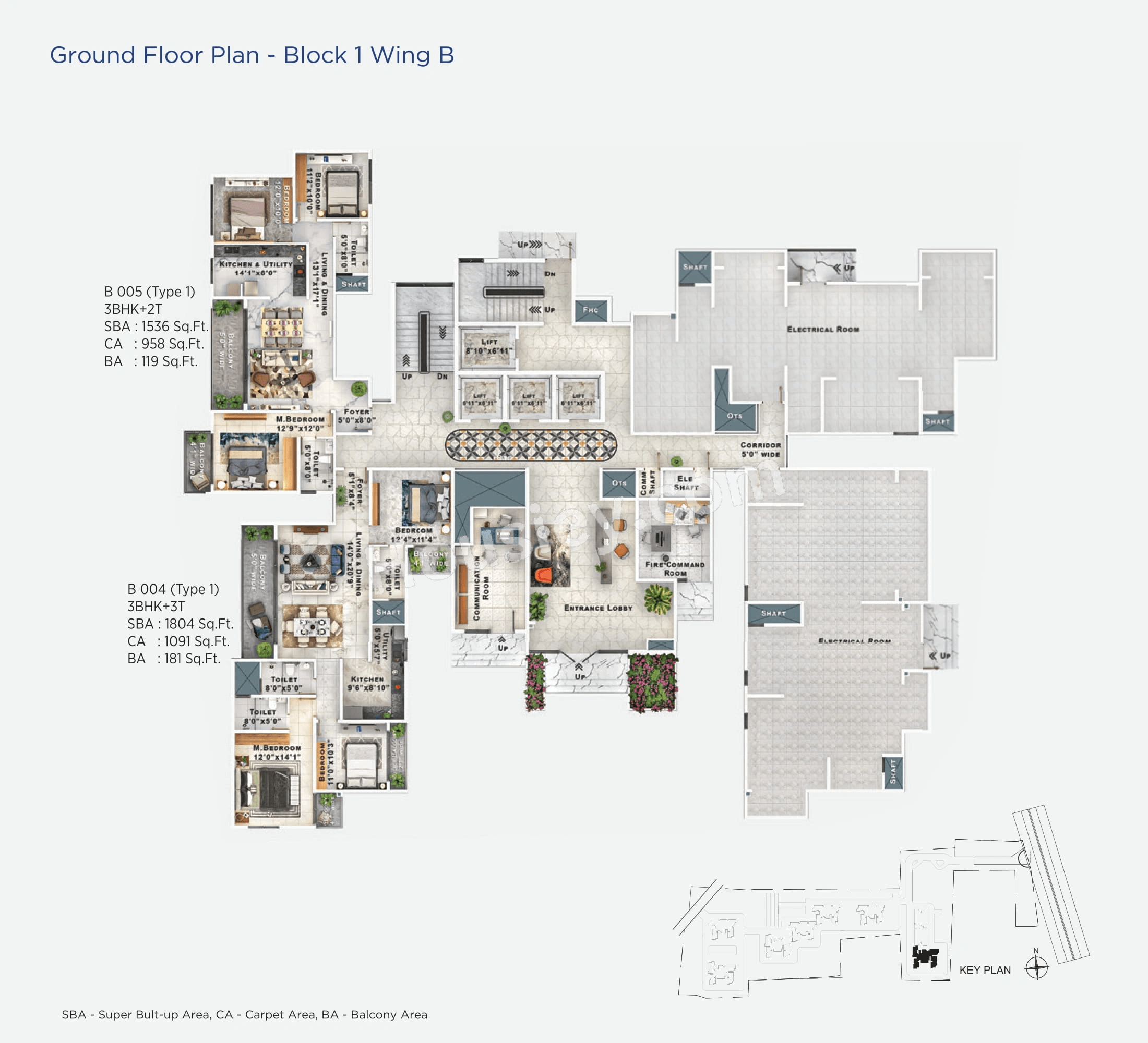 Sattva Lumina Floor plan 1