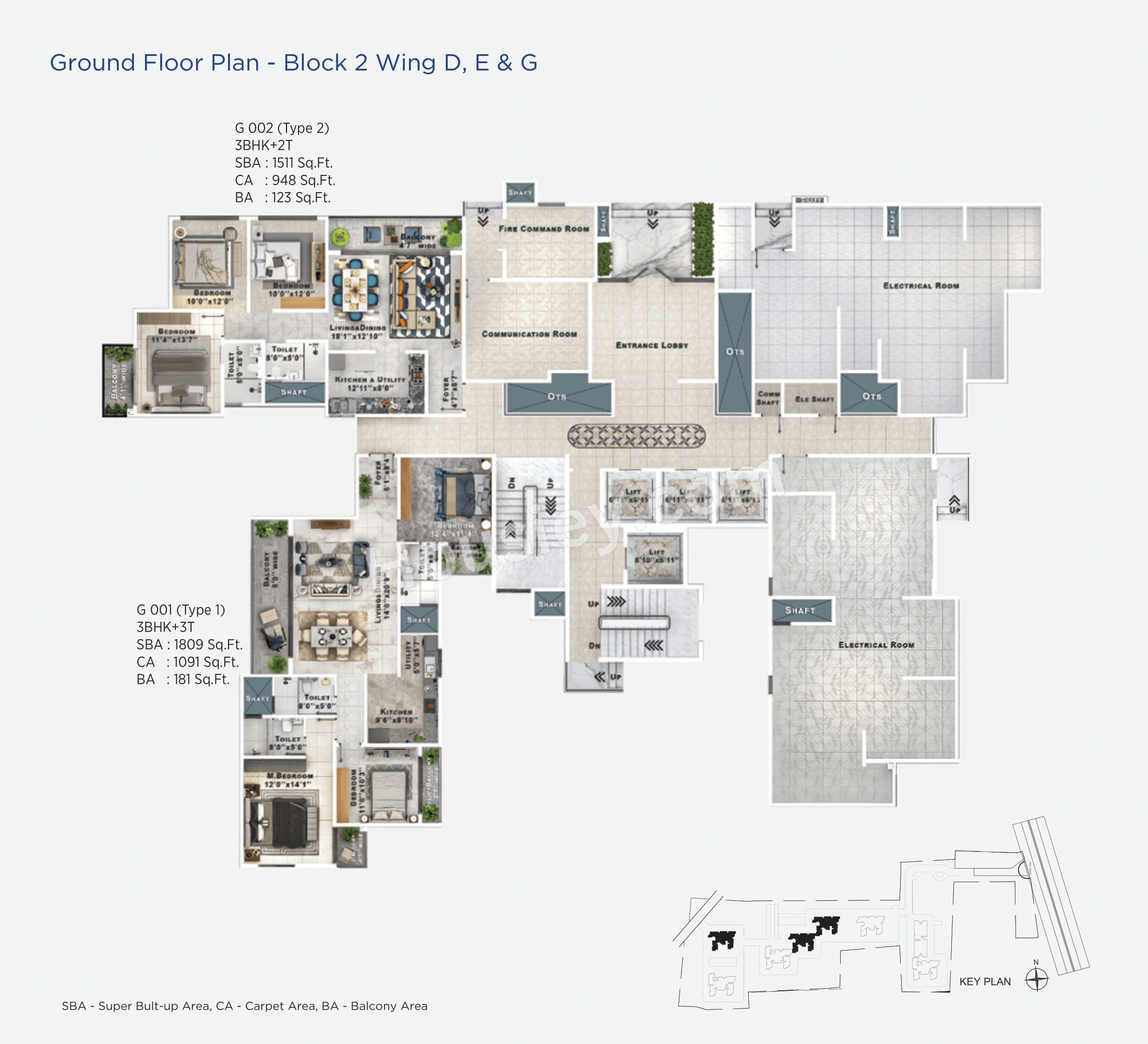 Sattva Lumina Floor plan 3