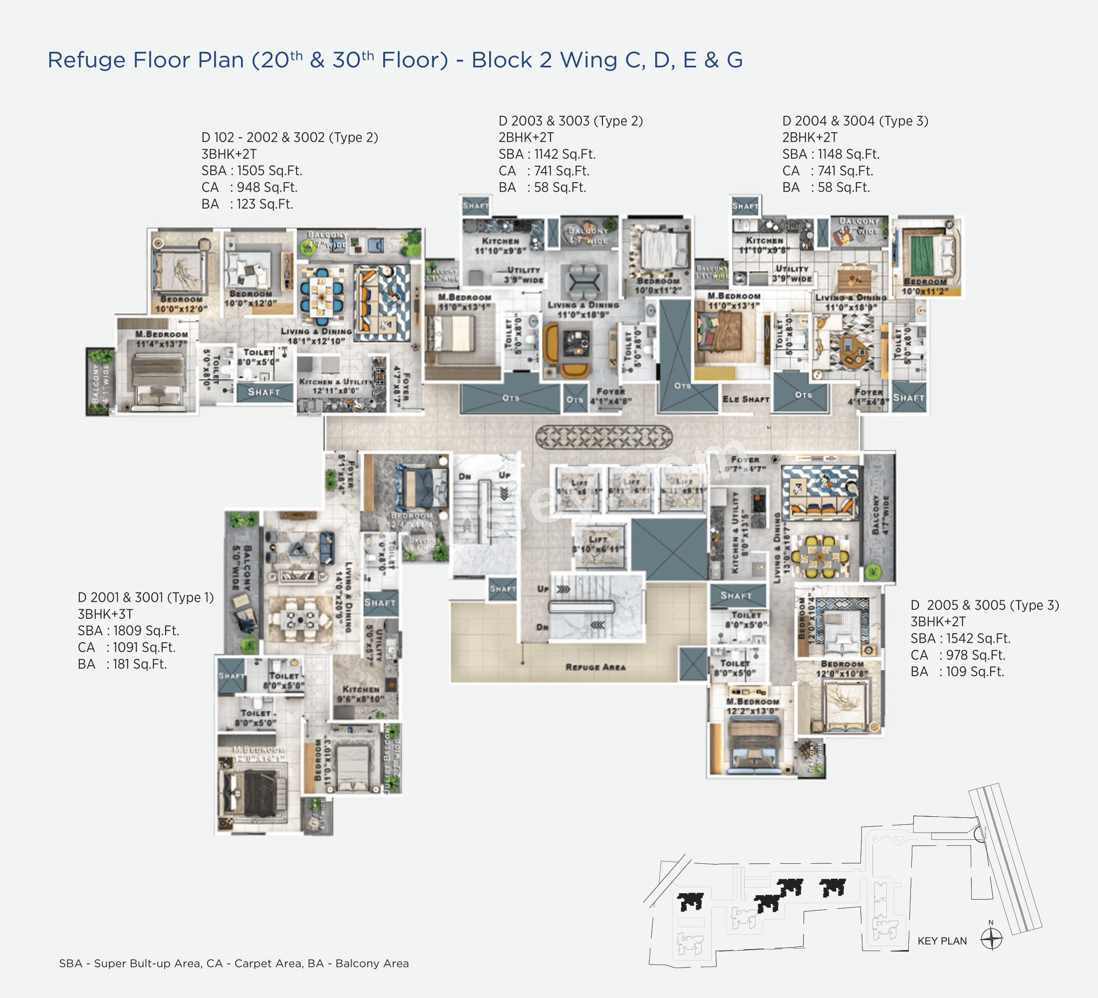 Sattva Lumina Floor plan 4