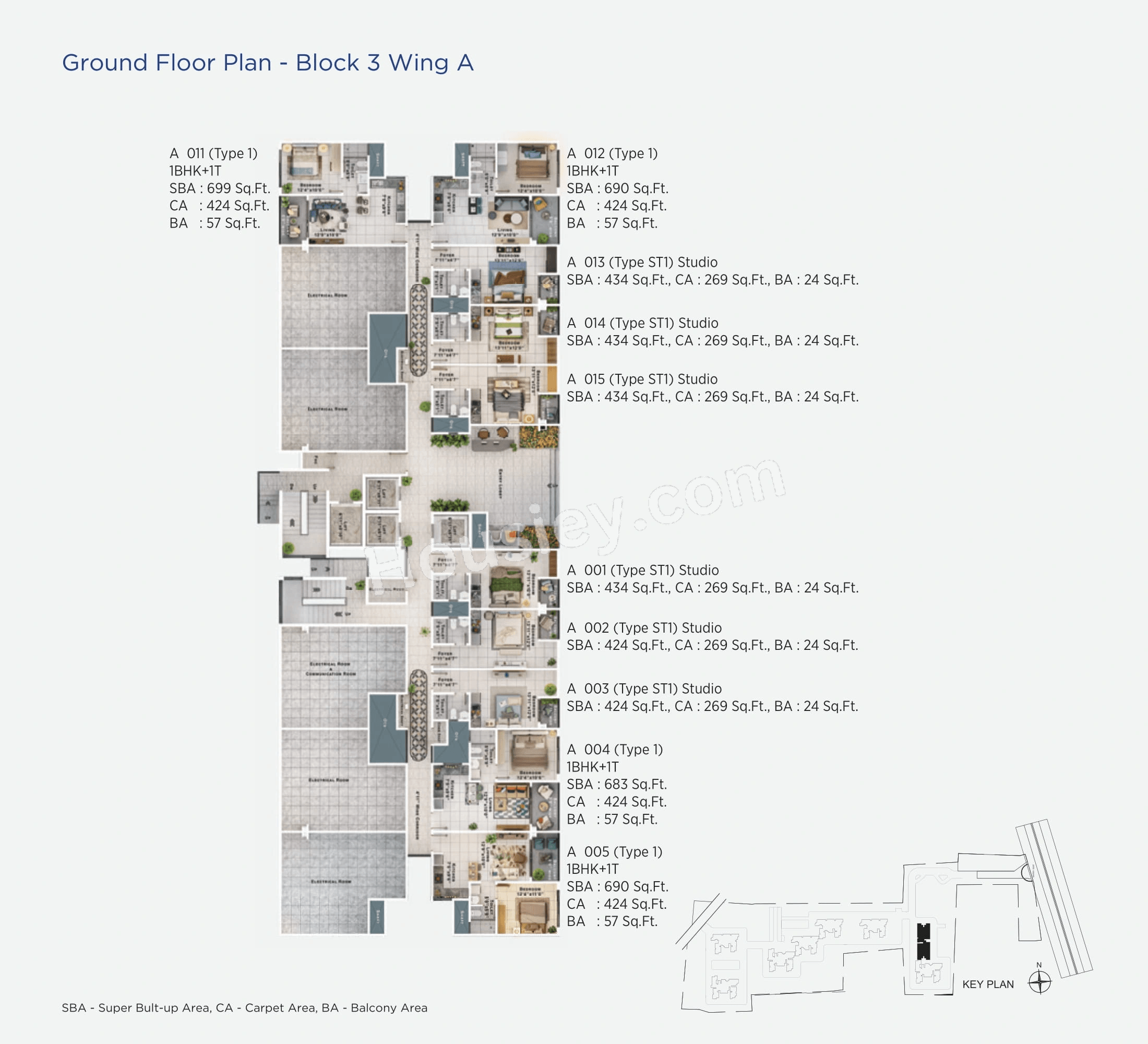 Sattva Lumina Floor plan 5