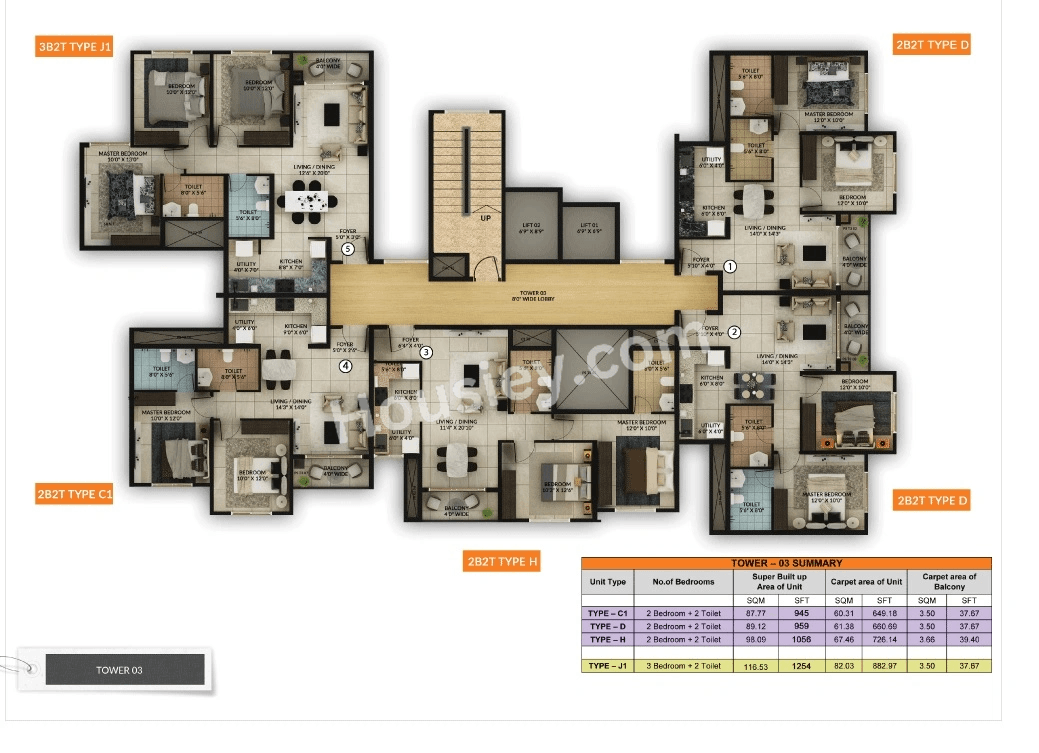 Sattva Misty Charm Floor plan 3