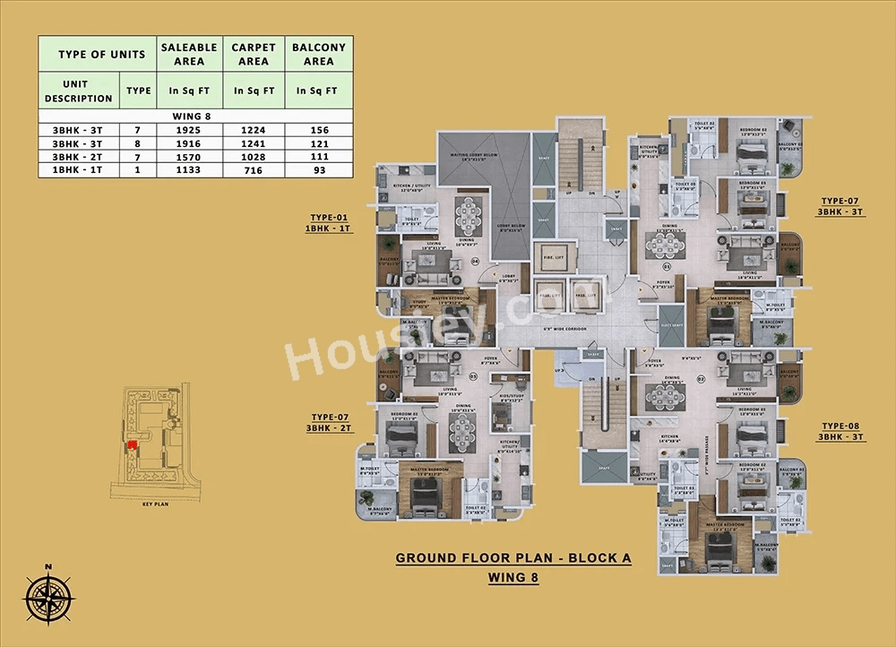 Sattva Vasanta Skye Floor plan 1