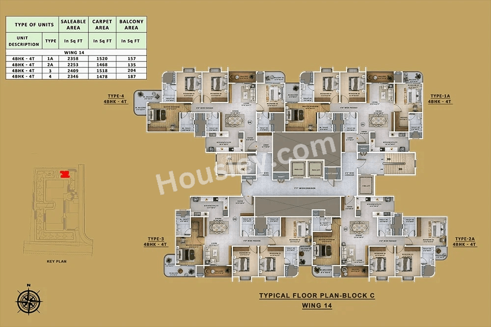 Sattva Vasanta Skye Floor plan 3