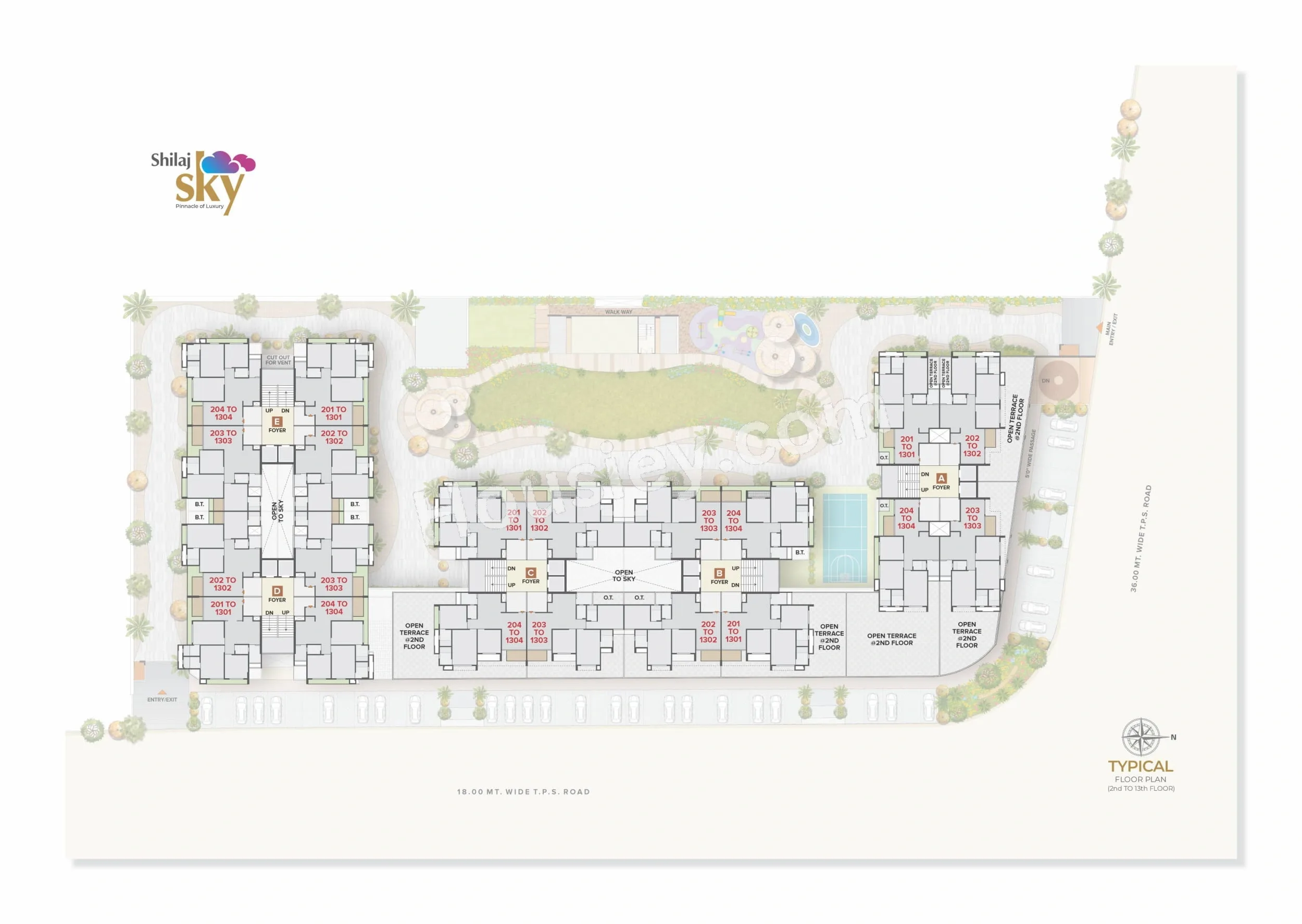 Satvam Shilaj Sky Floor plan 1