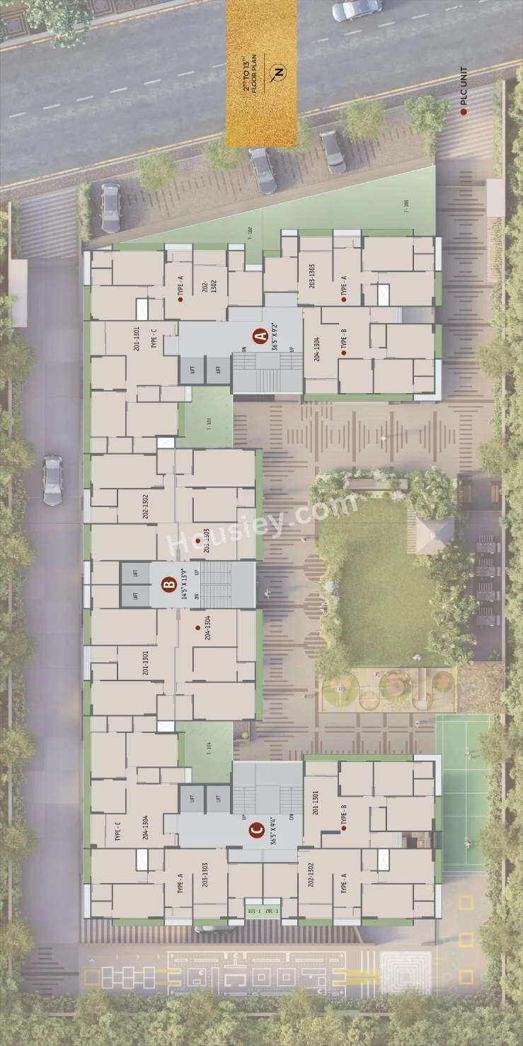 Satvam Viburnum Floor plan 1