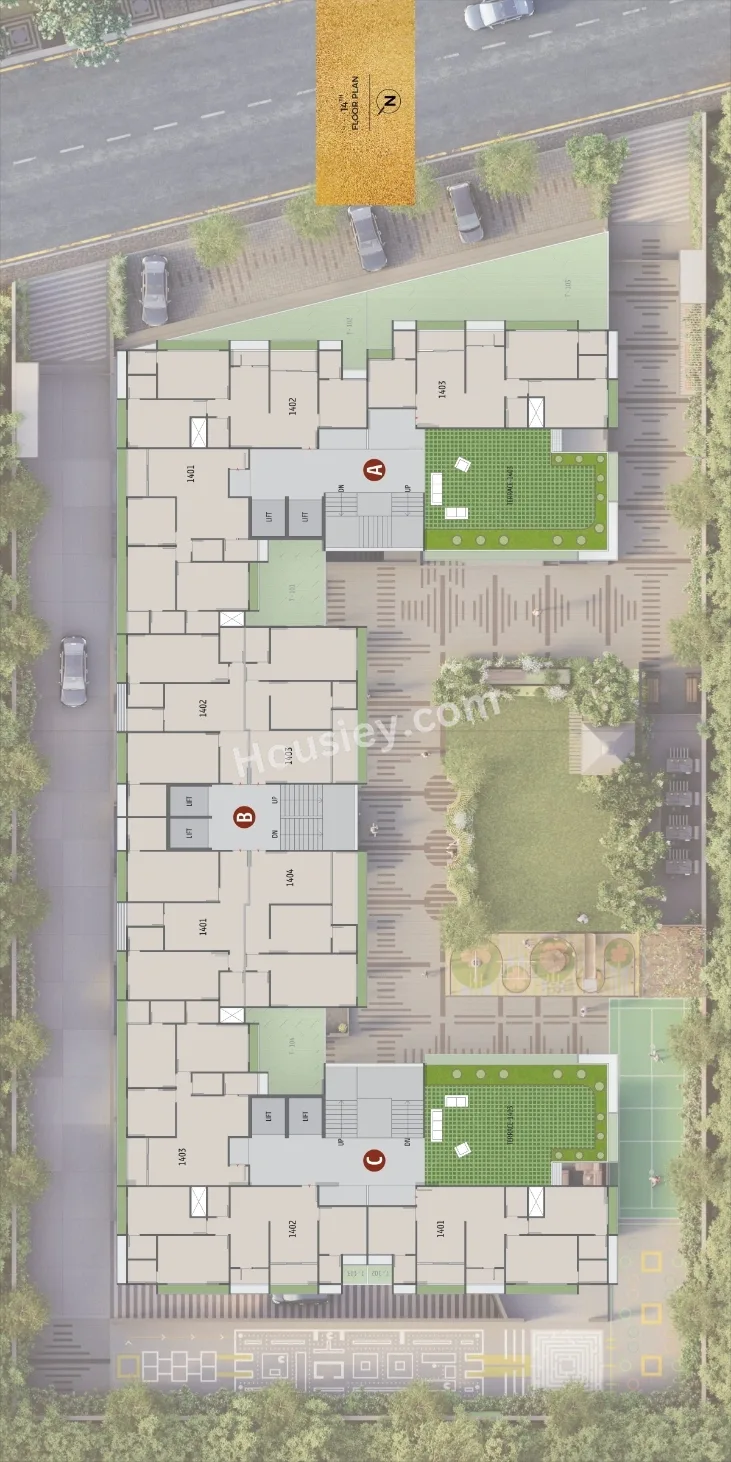Satvam Viburnum Floor plan 2