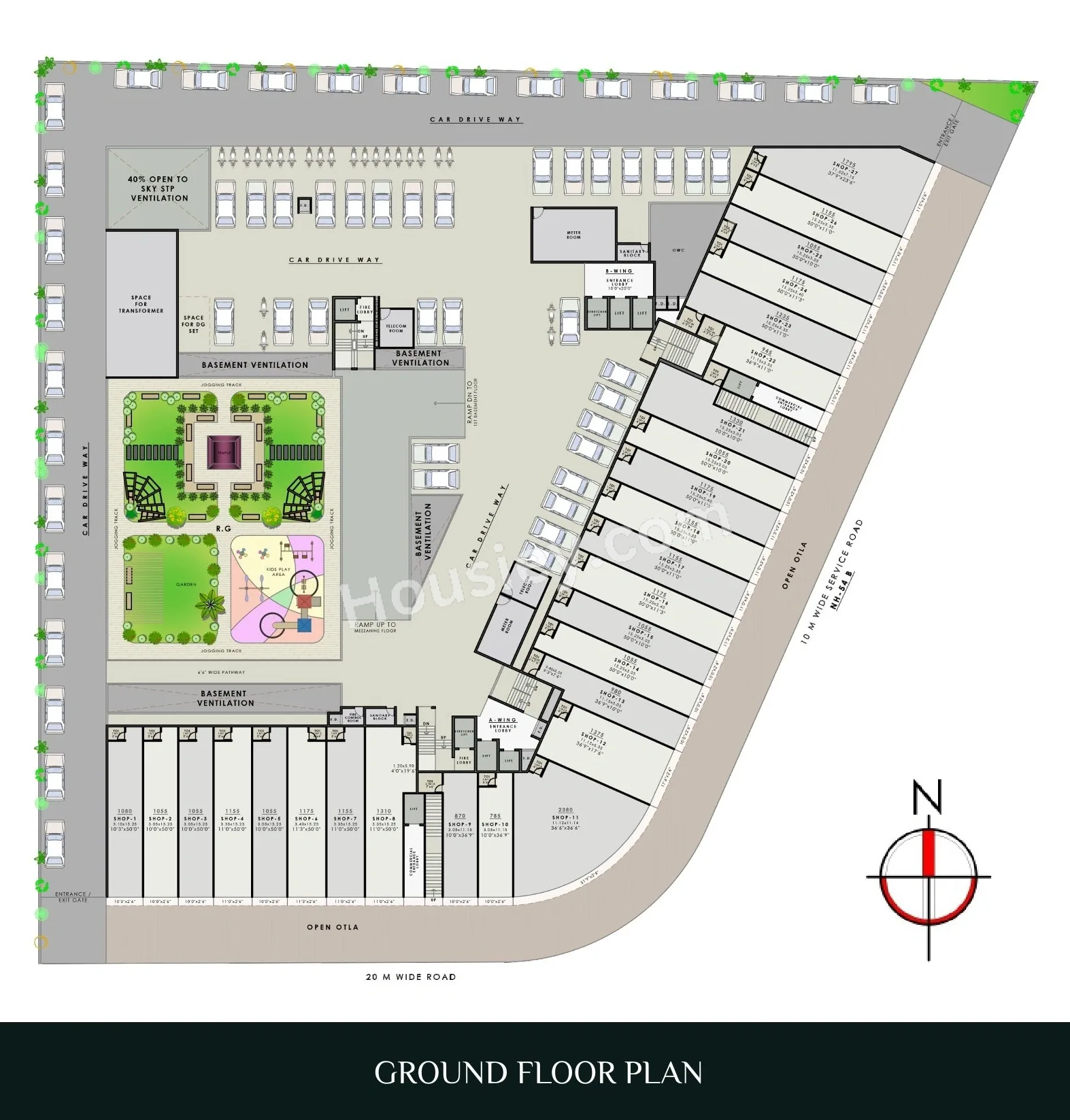 Satyam Heaven Floor plan 4