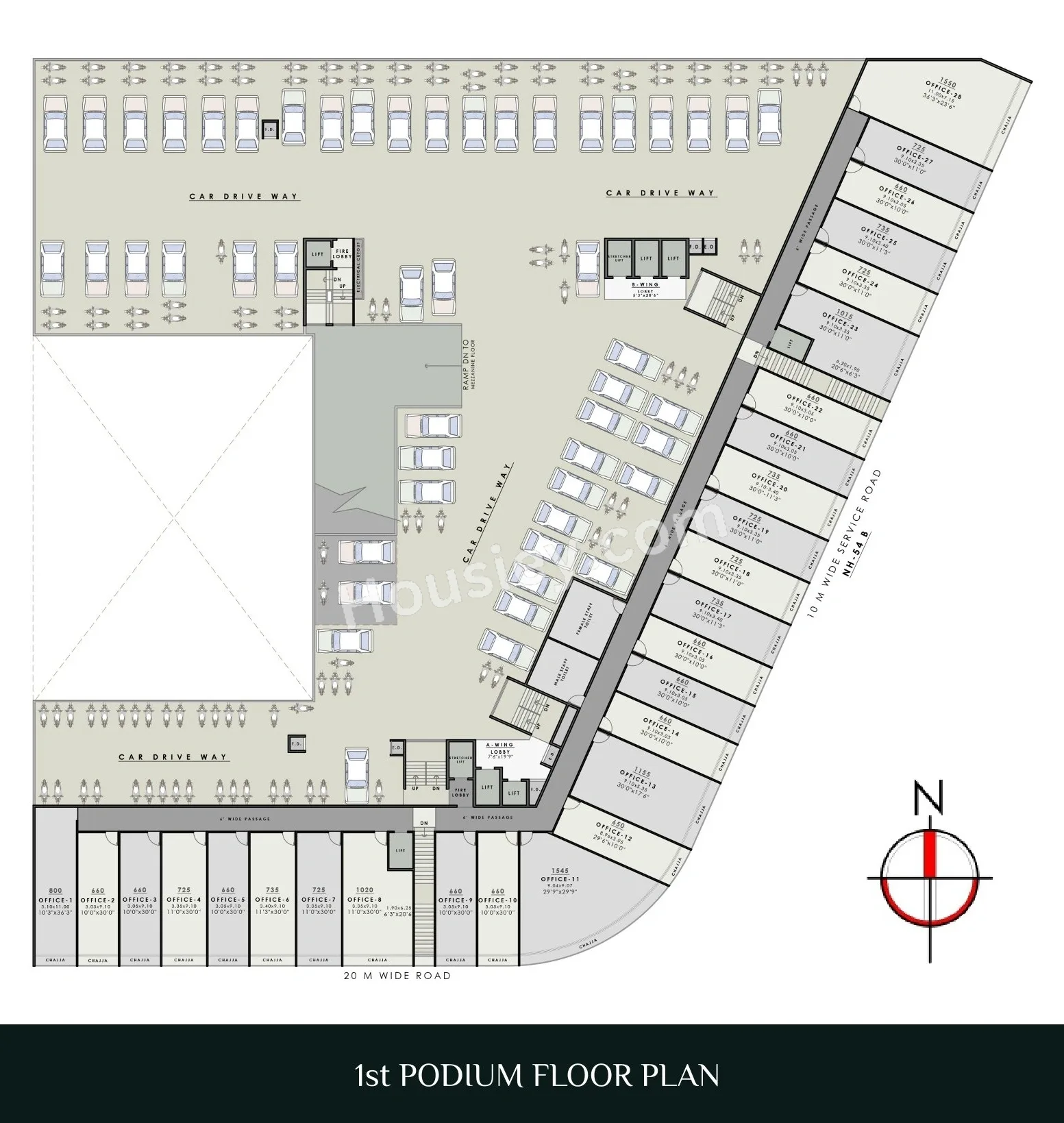 Satyam Heaven Floor plan 5