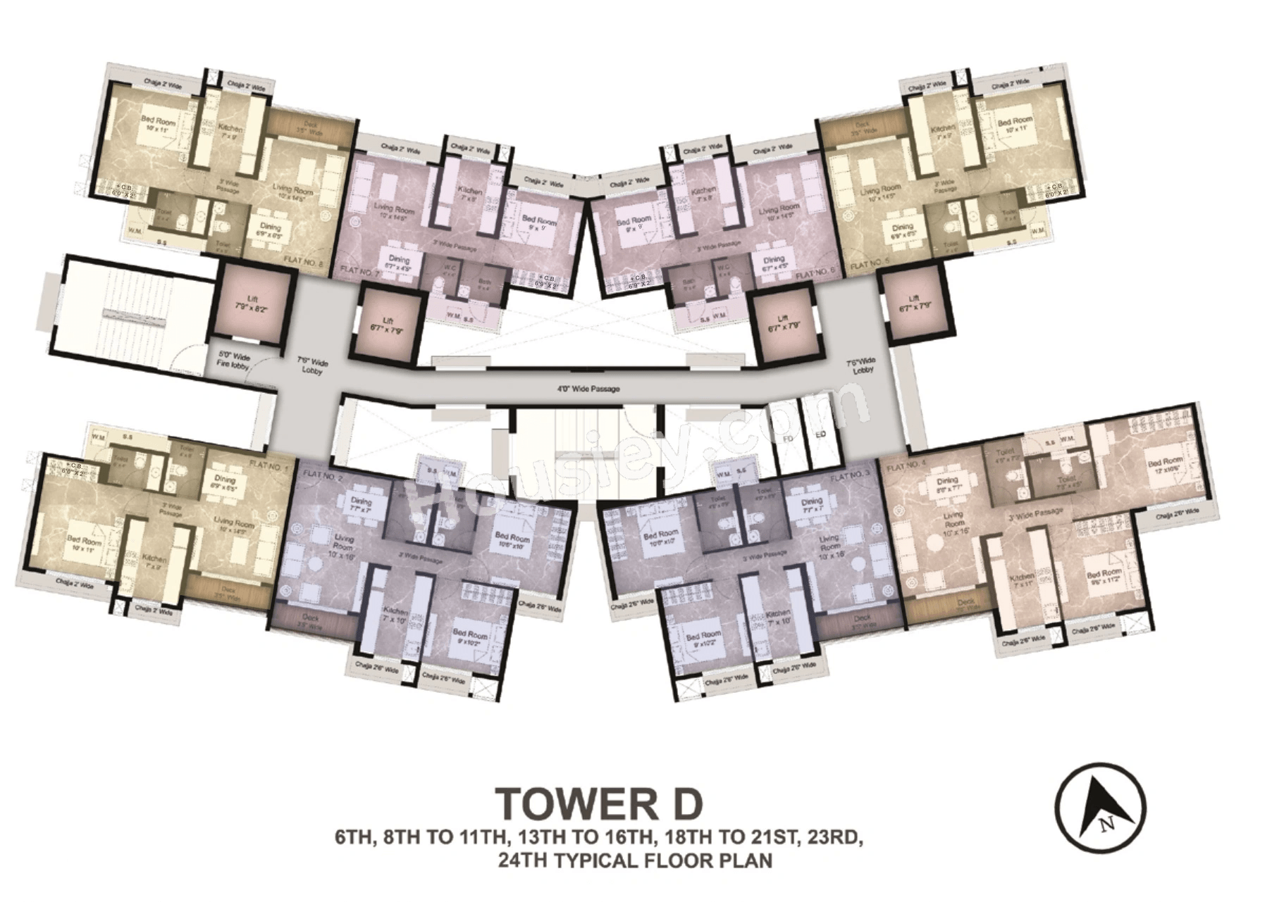 Satyam Queens Necklace Floor plan 8