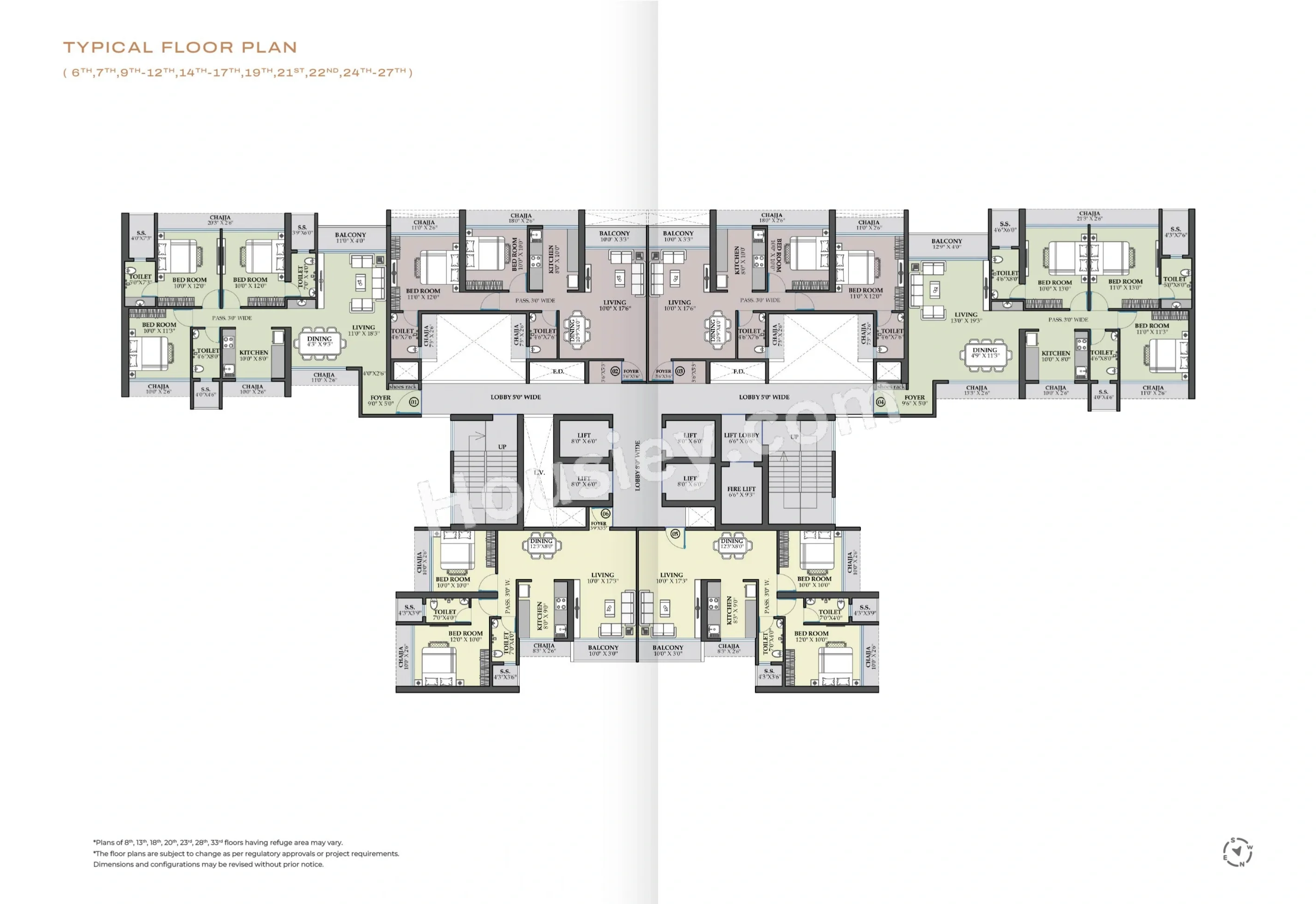 Satyam Skydeck Floor plan 1