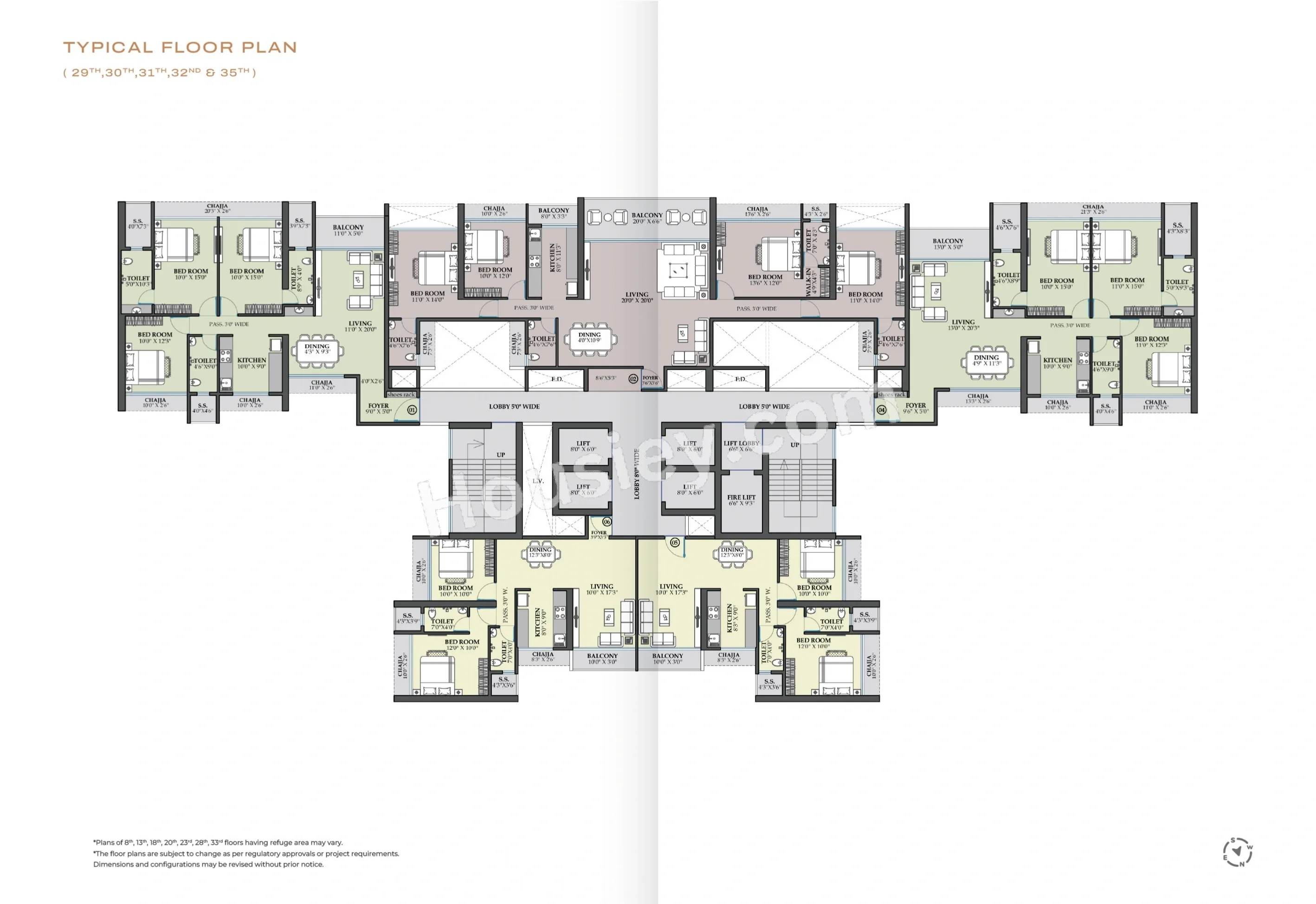 Satyam Skydeck Floor plan 2