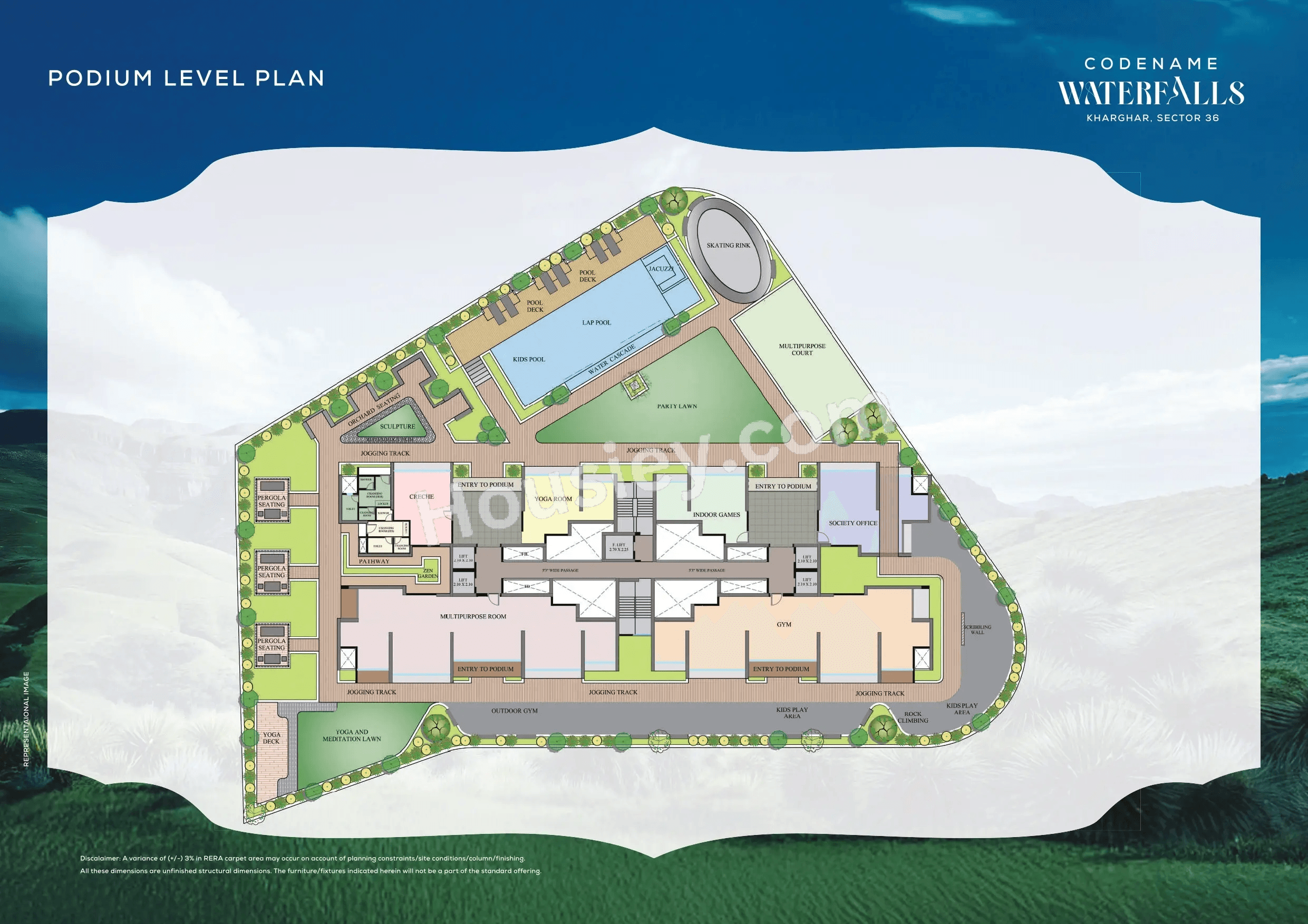 Satyam Waterfalls Master Plan