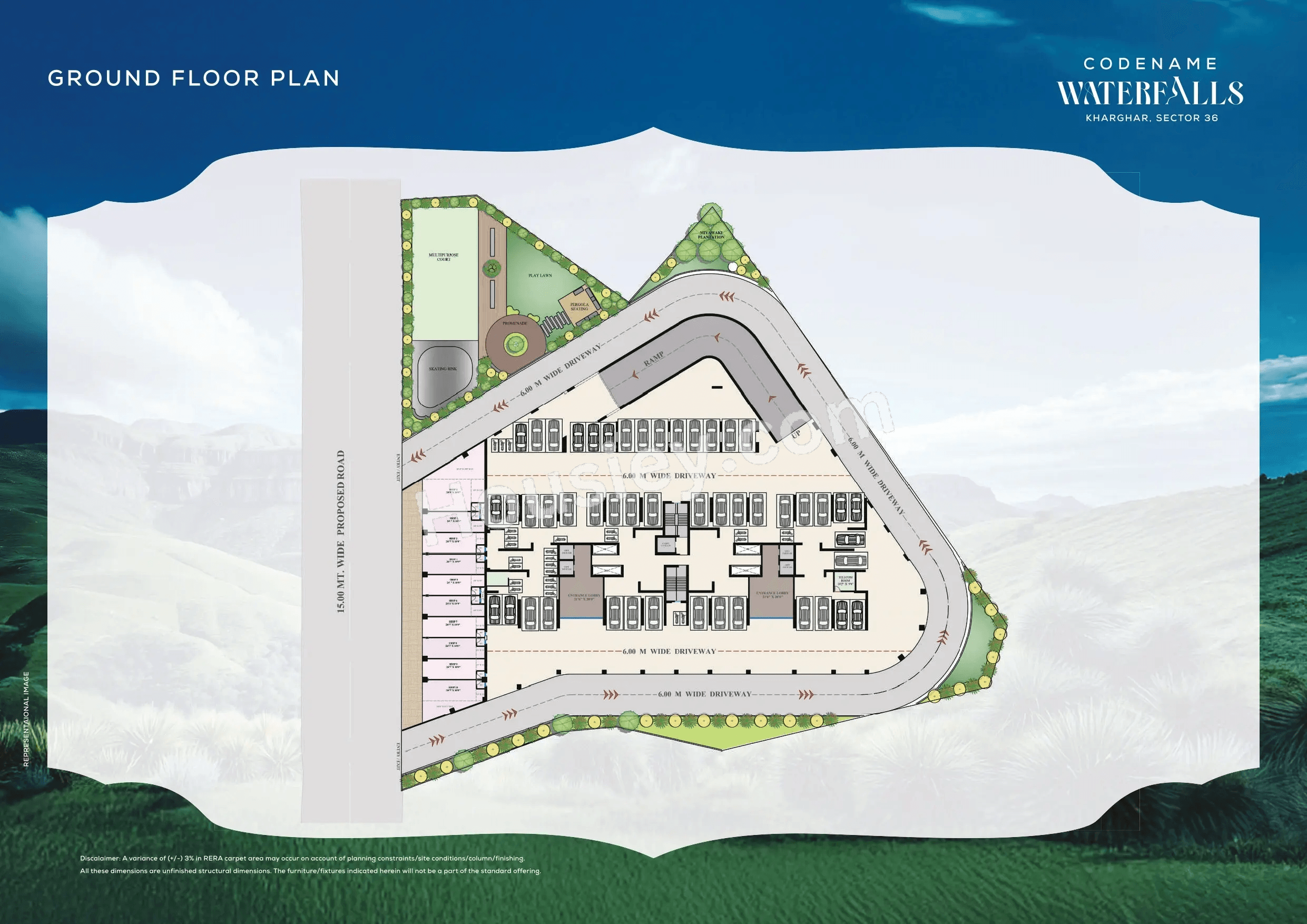 Satyam Waterfalls Floor plan 3