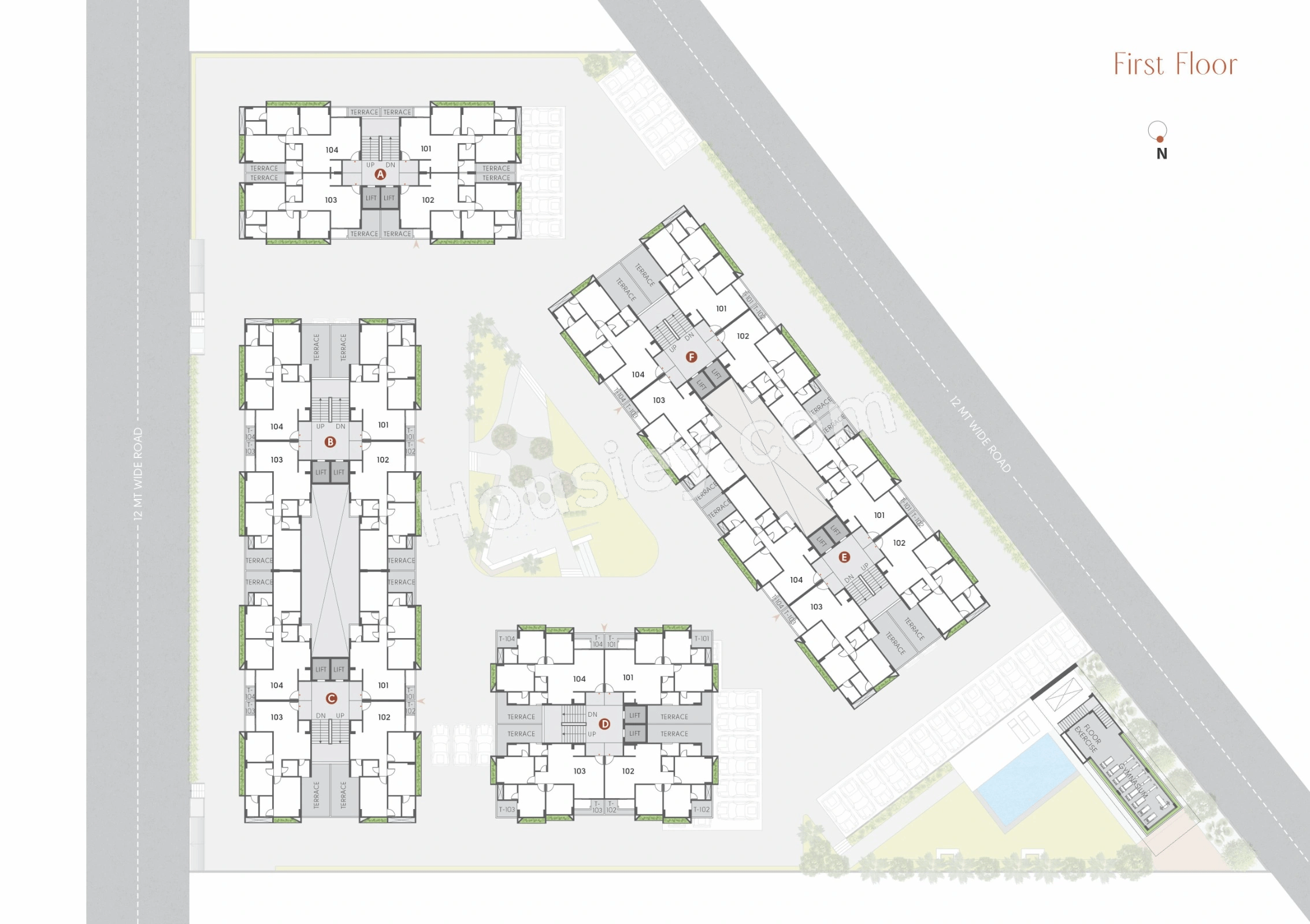 Satyamev Vista Two Floor plan 1