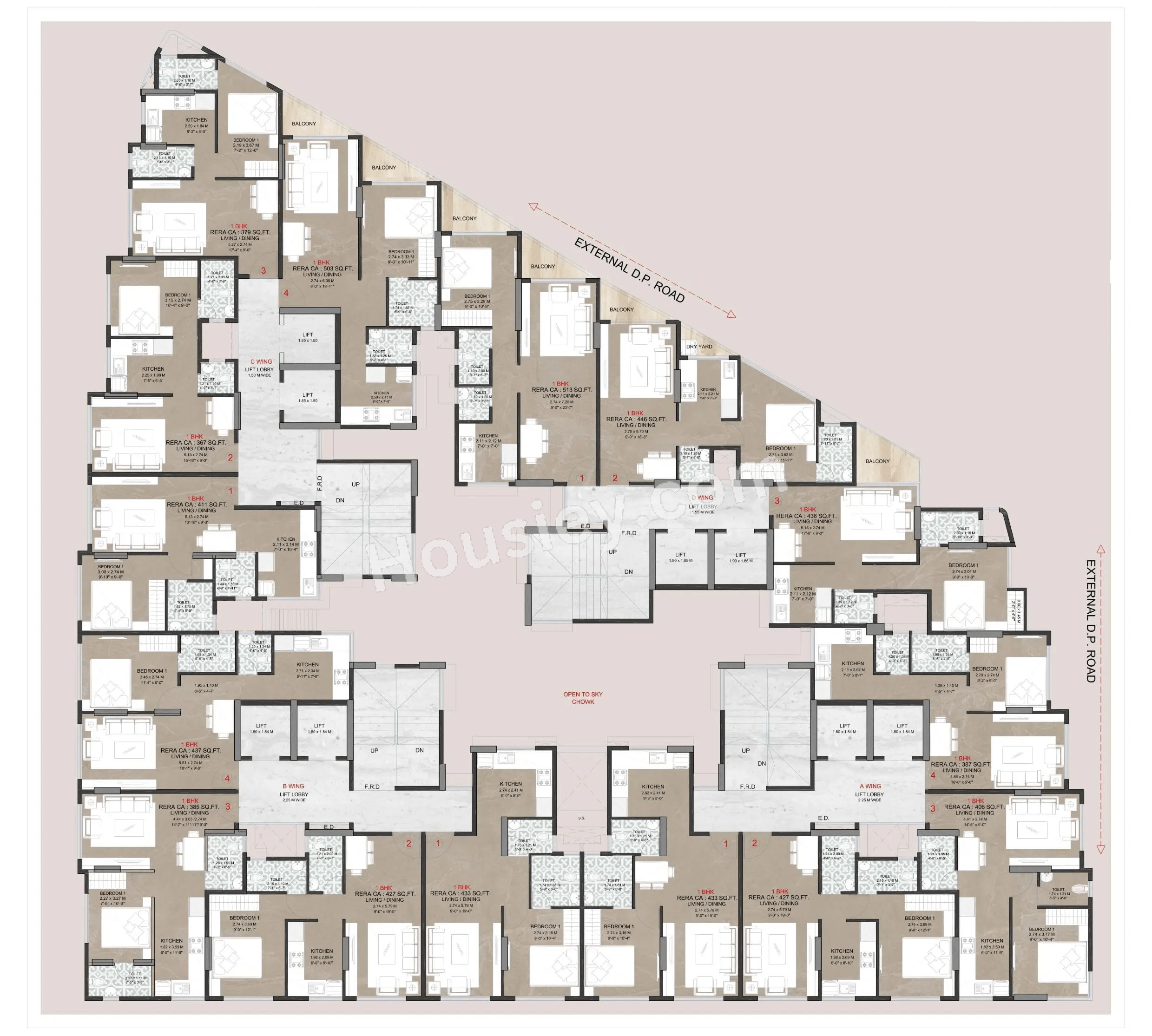 Sayba Arcadia Floor plan 1