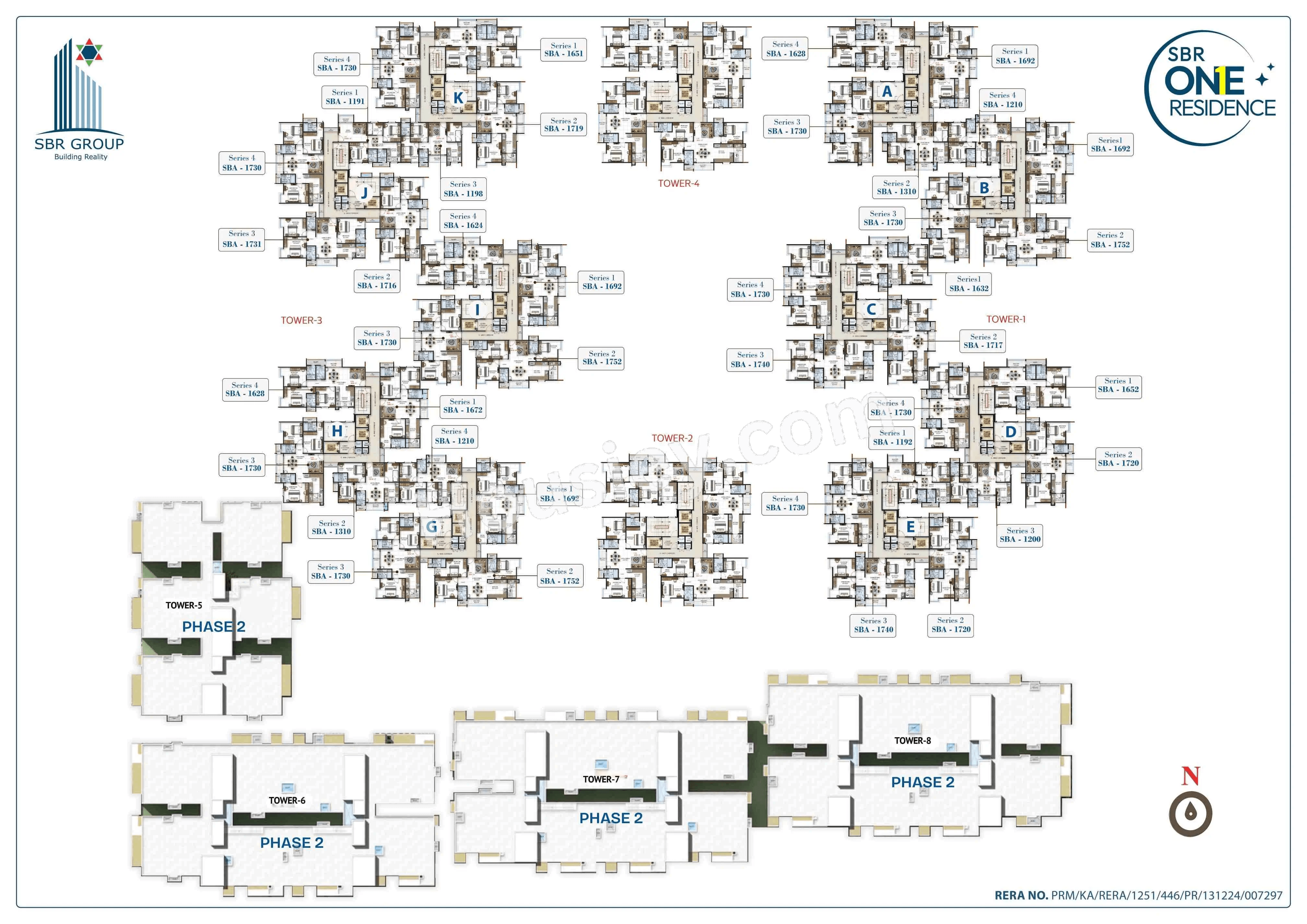 SBR One Residence Floor plan 1