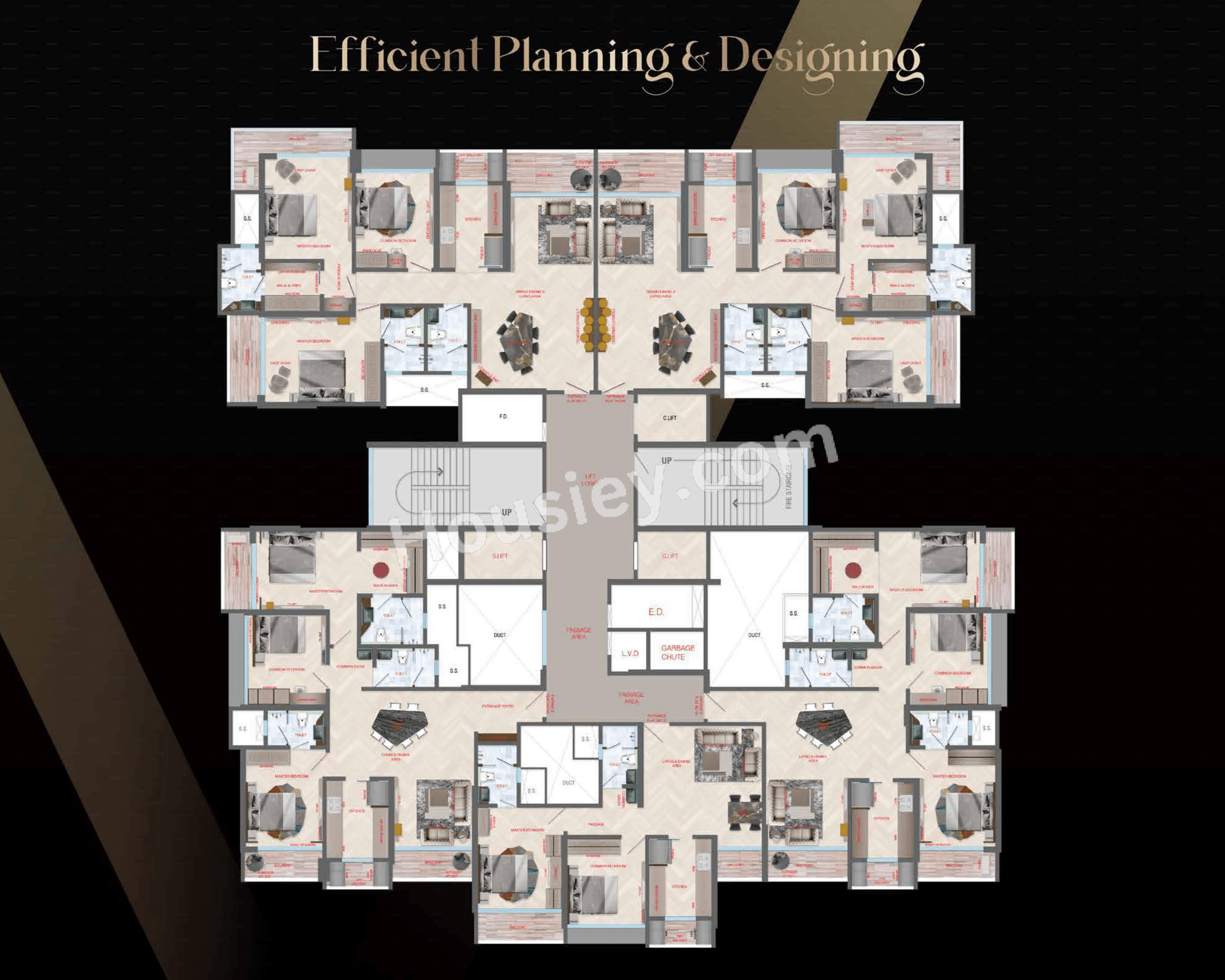 Sea Green Aurus Floor plan 2