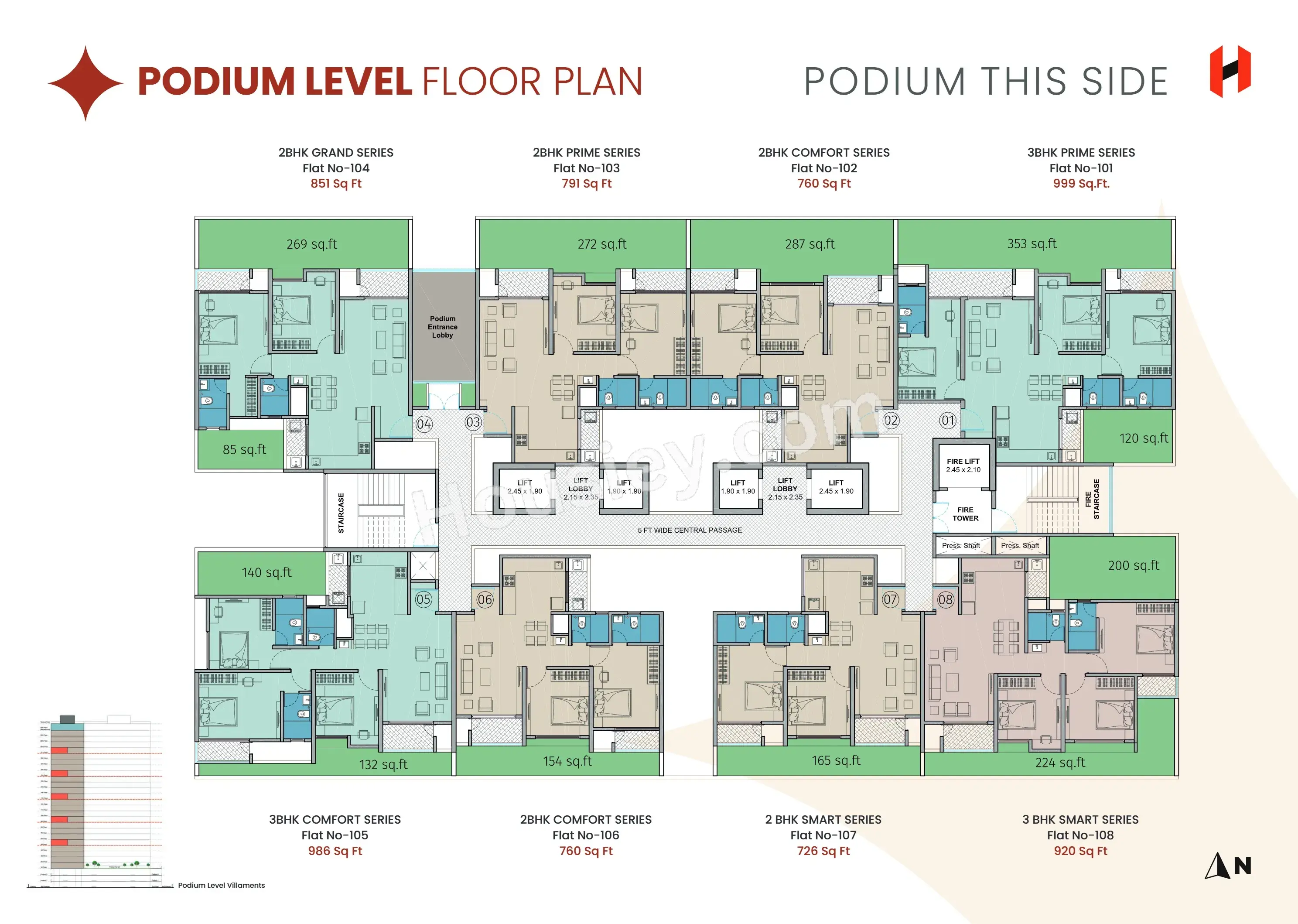 Sentosa Harico Divaam Floor plan 1