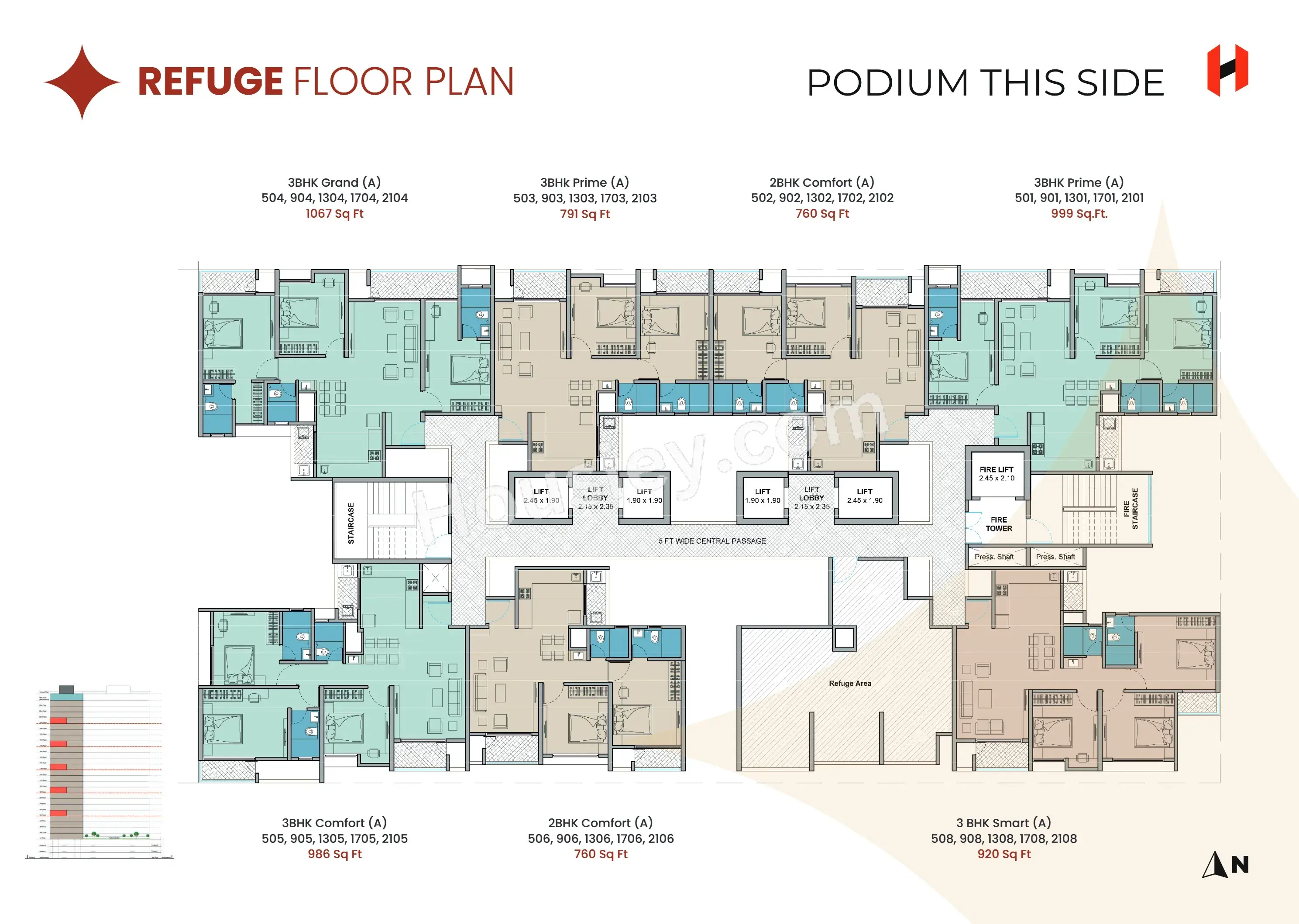 Sentosa Harico Divaam Floor plan 2