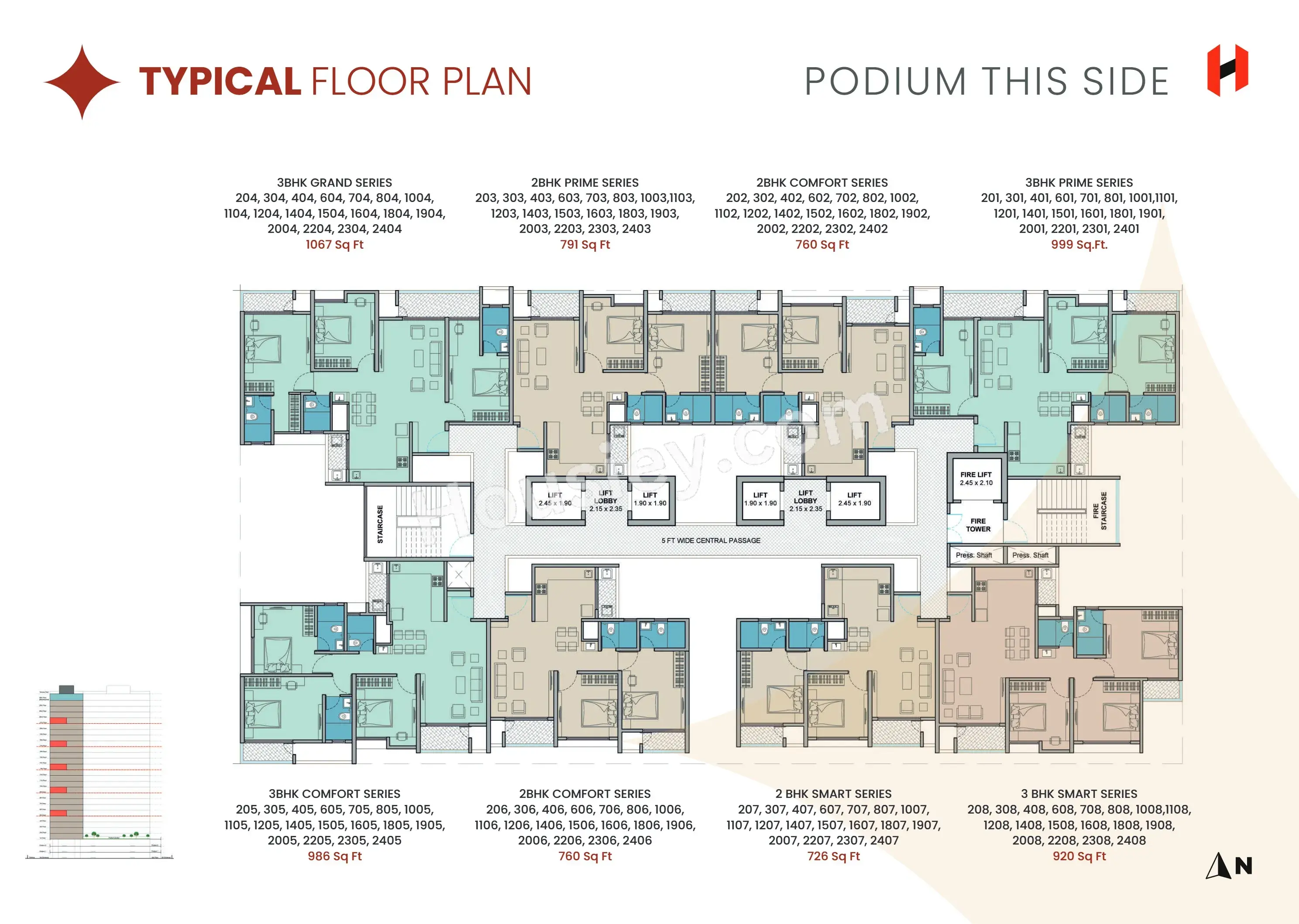 Sentosa Harico Divaam Floor plan 3